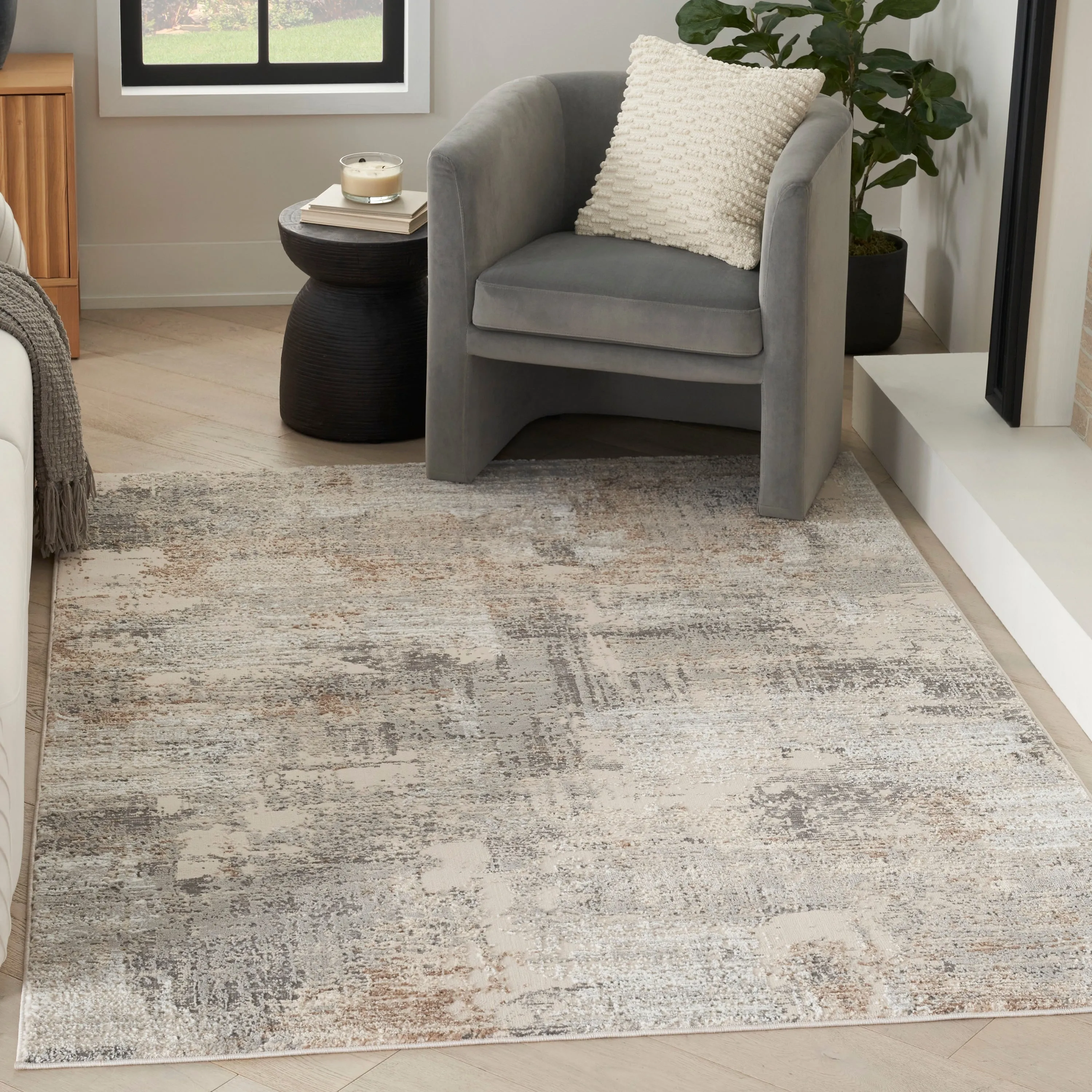 Nourison Eco-Friendly Indoor Abstract Area Rug