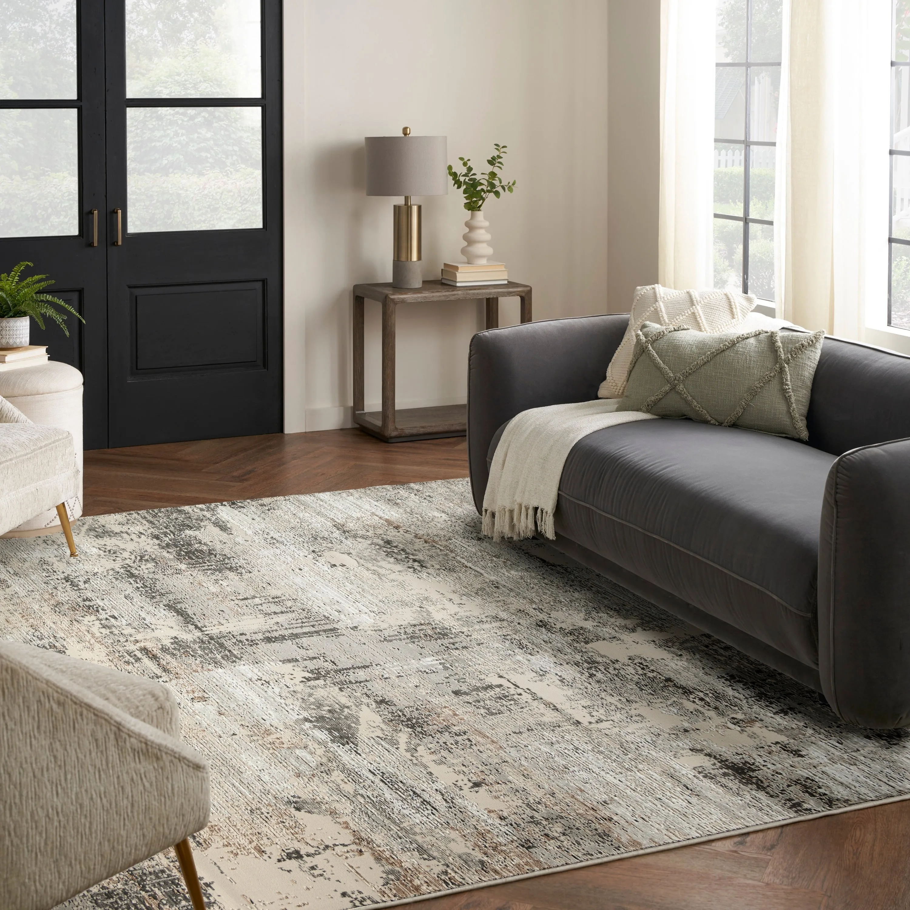 Nourison Eco-Friendly Indoor Abstract Area Rug