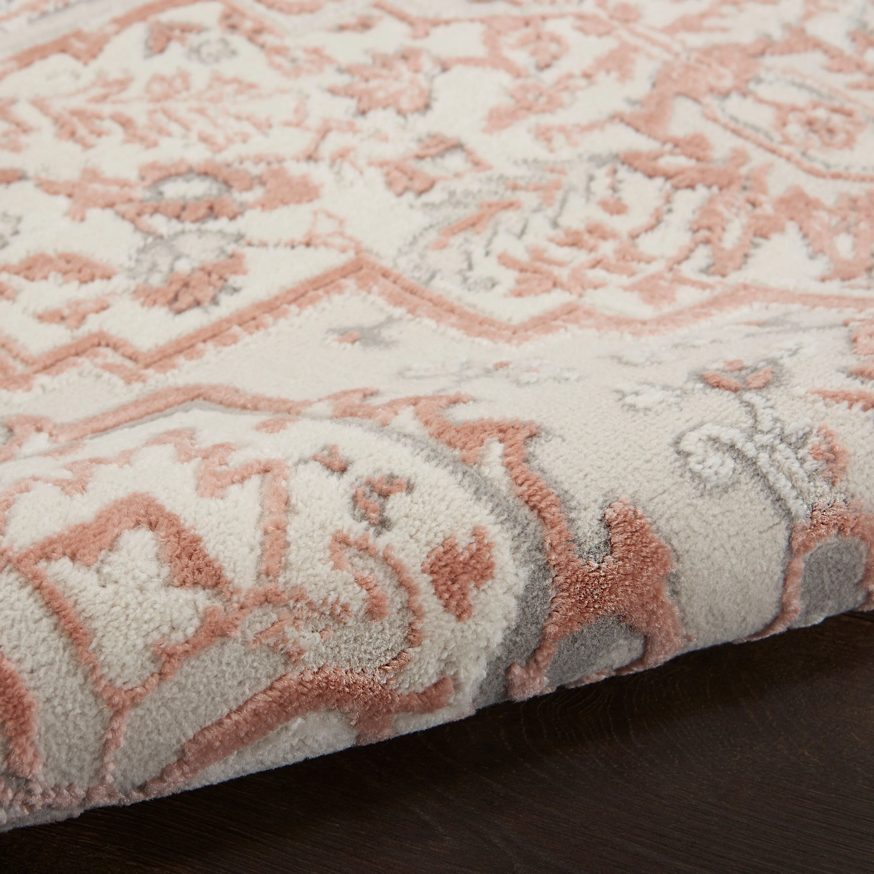 Nourison Elation Floral Medallion French Country Area Rug