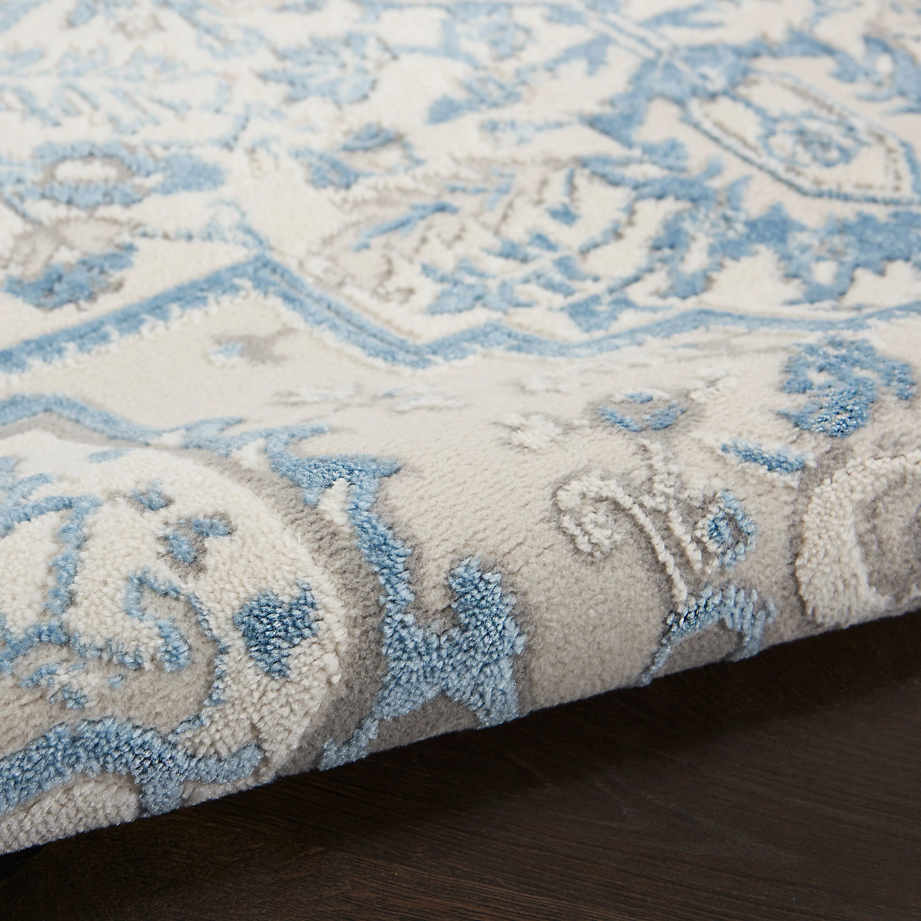 Nourison Elation Floral Medallion French Country Area Rug