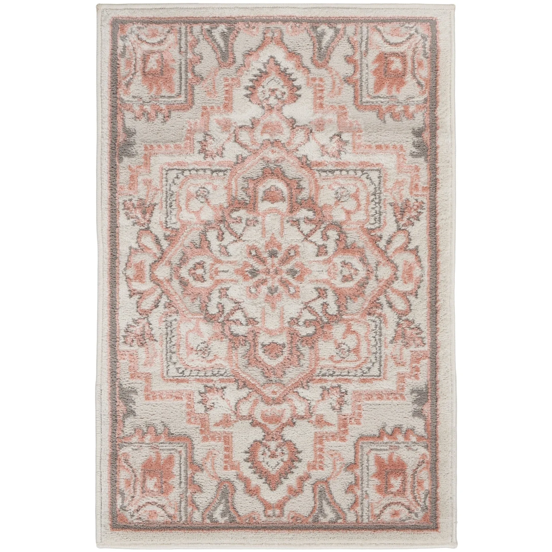 Nourison Elation Floral Medallion French Country Area Rug