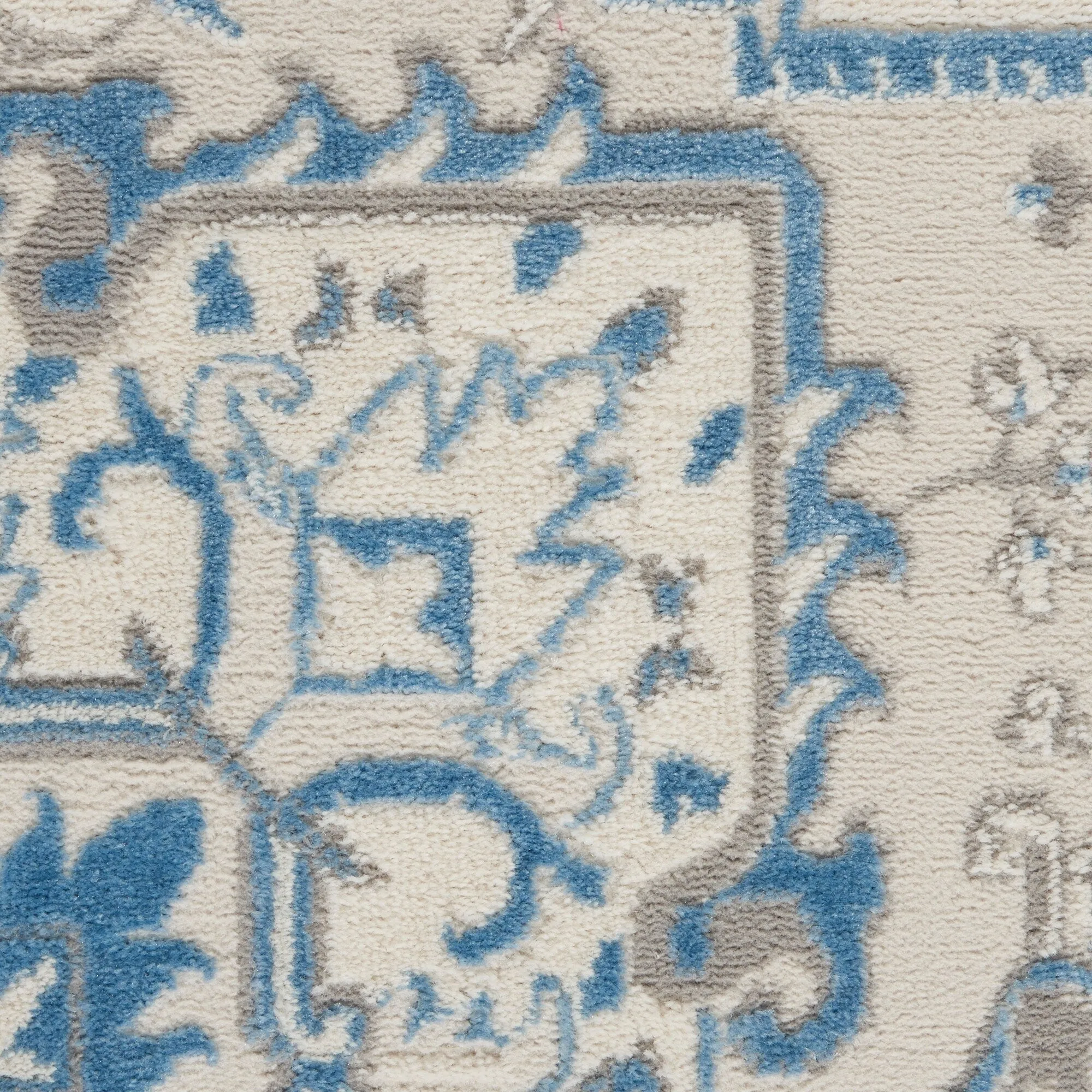Nourison Elation Floral Medallion French Country Area Rug