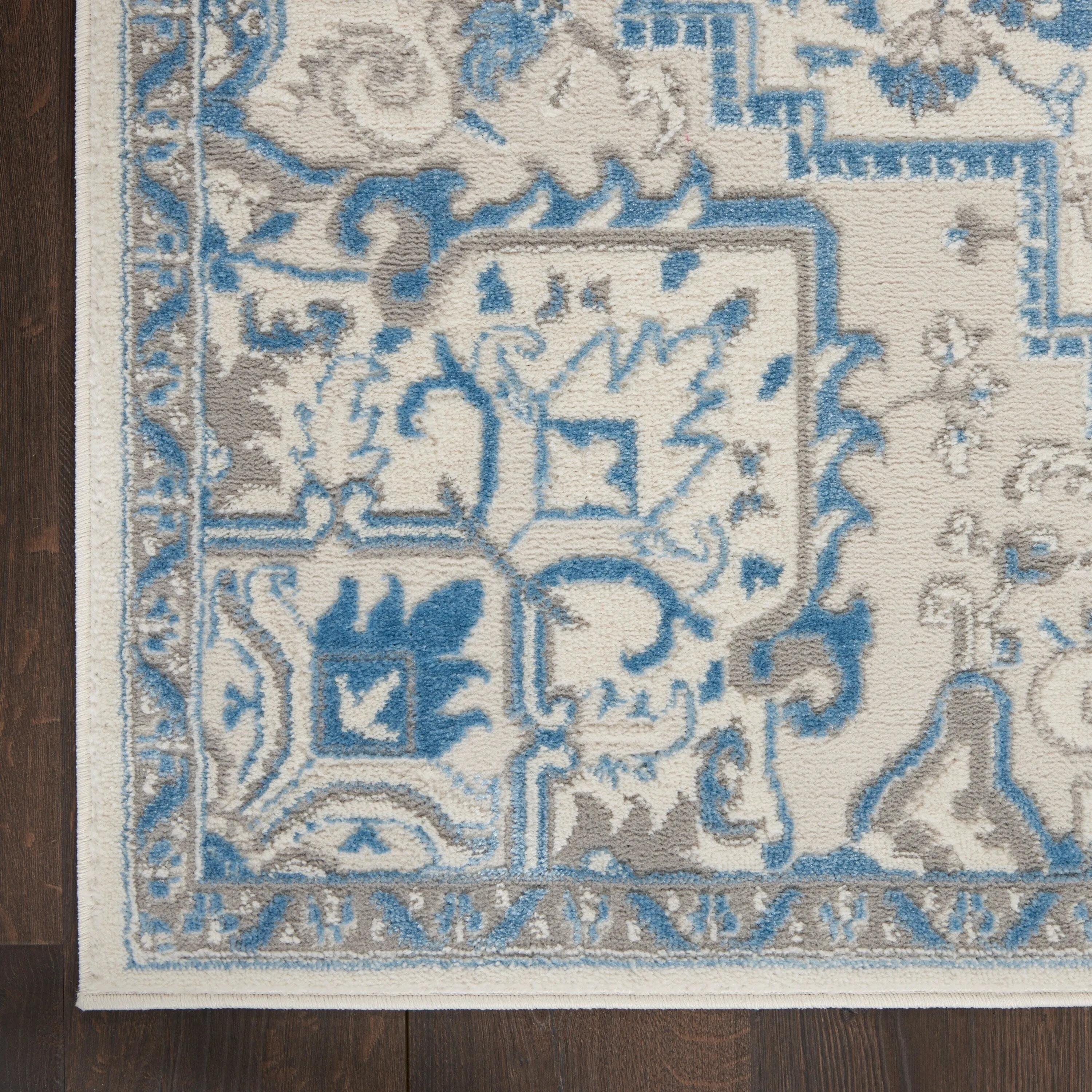Nourison Elation Floral Medallion French Country Area Rug