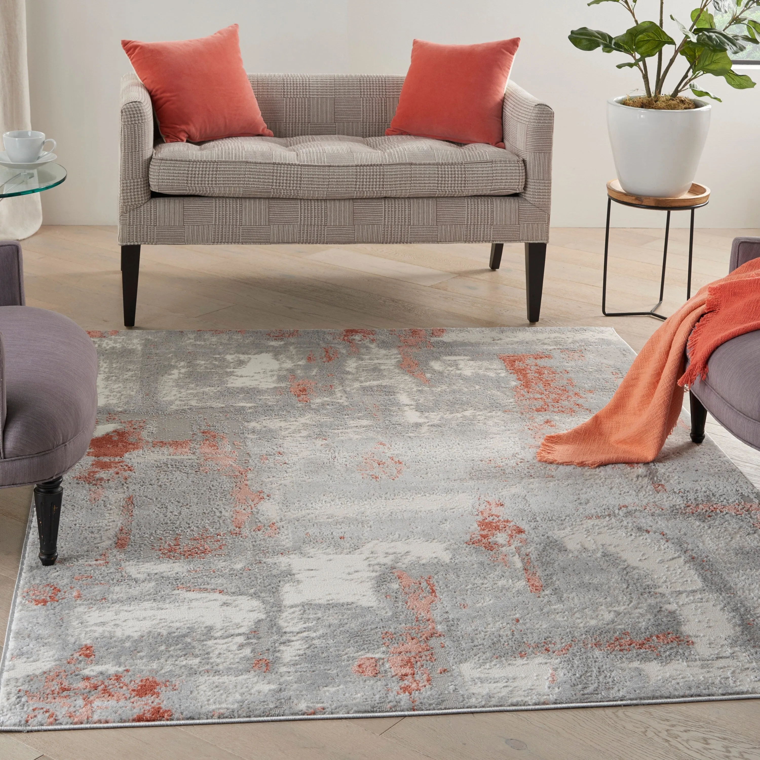 Nourison Elation Modern Abstract Area Rug