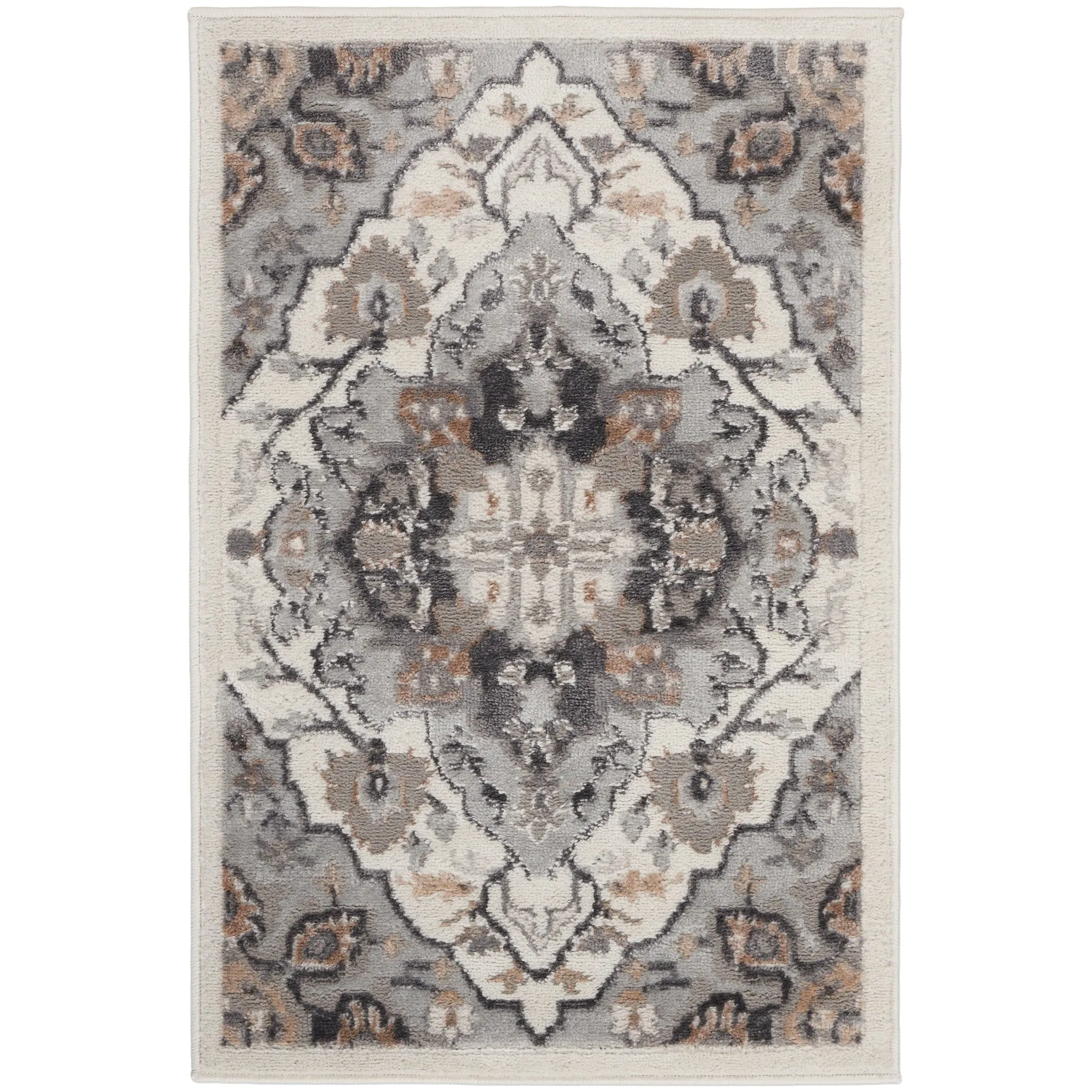 Nourison Elation Persian Floral Medallion Area Rug