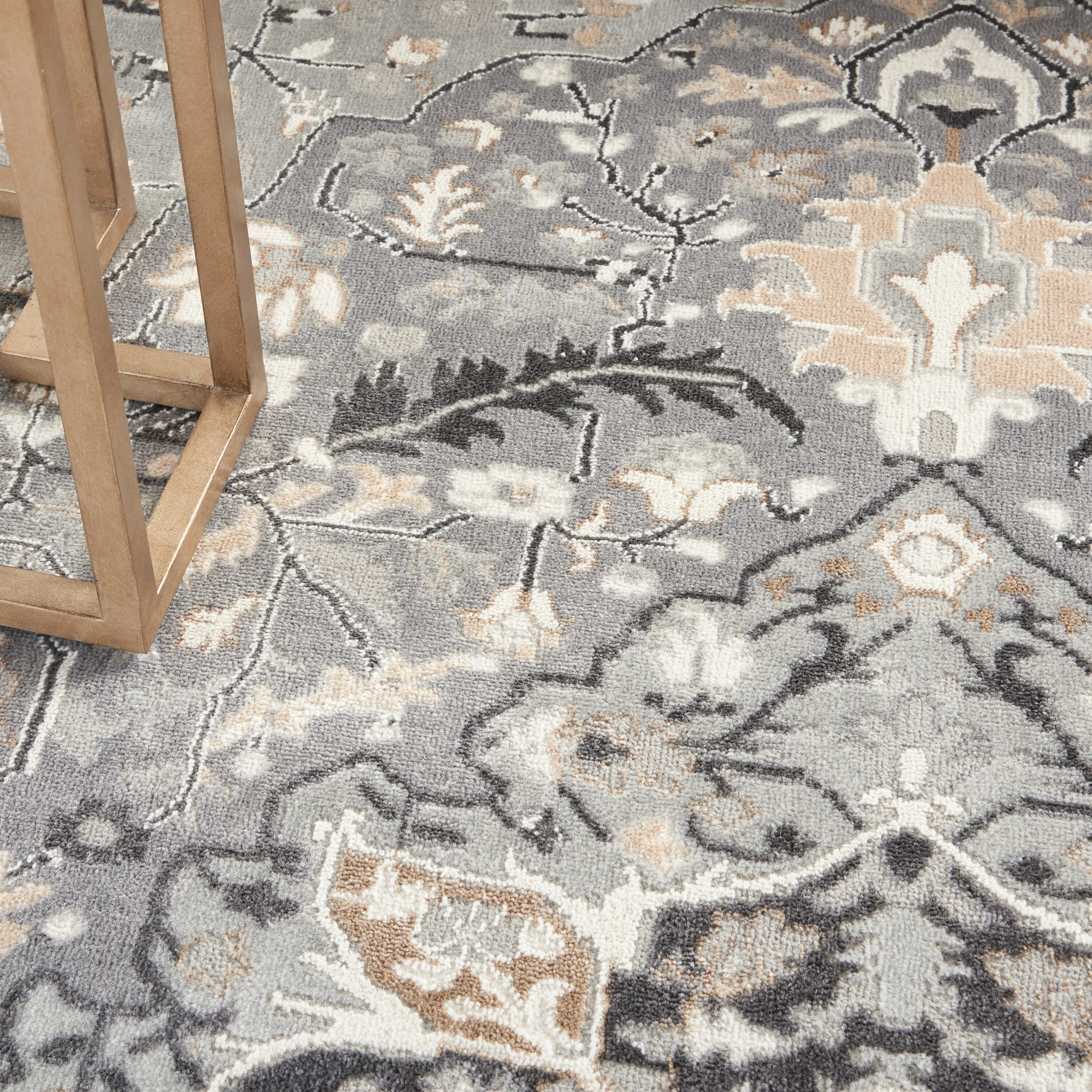 Nourison Elation Persian Floral Medallion Area Rug
