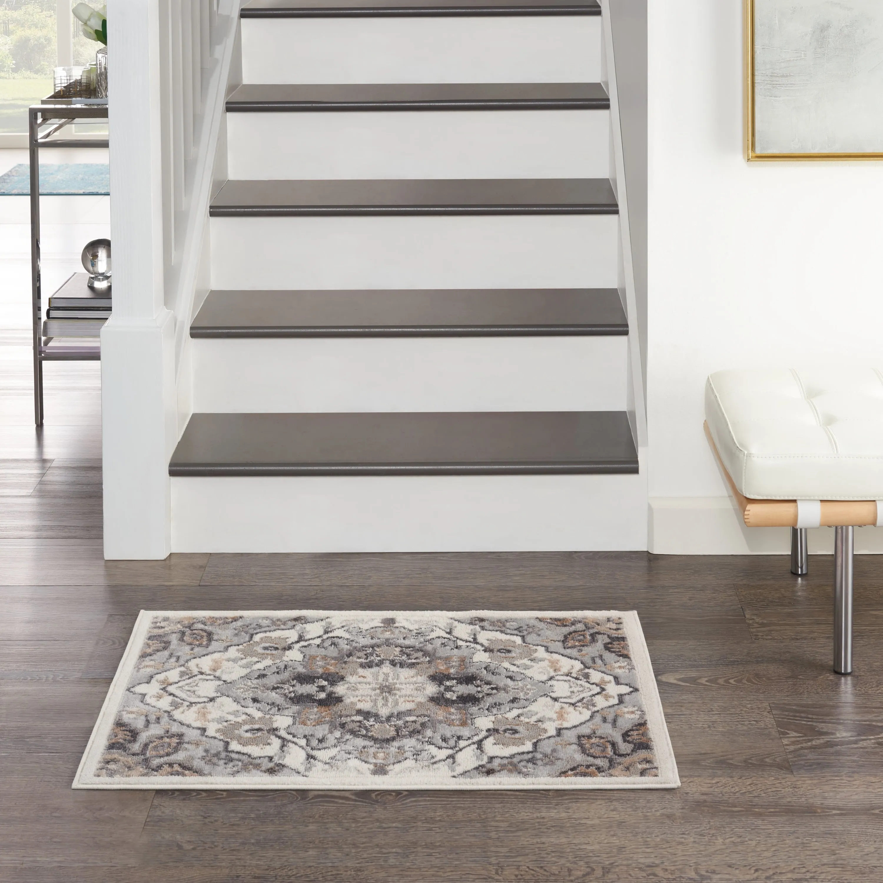 Nourison Elation Persian Floral Medallion Area Rug