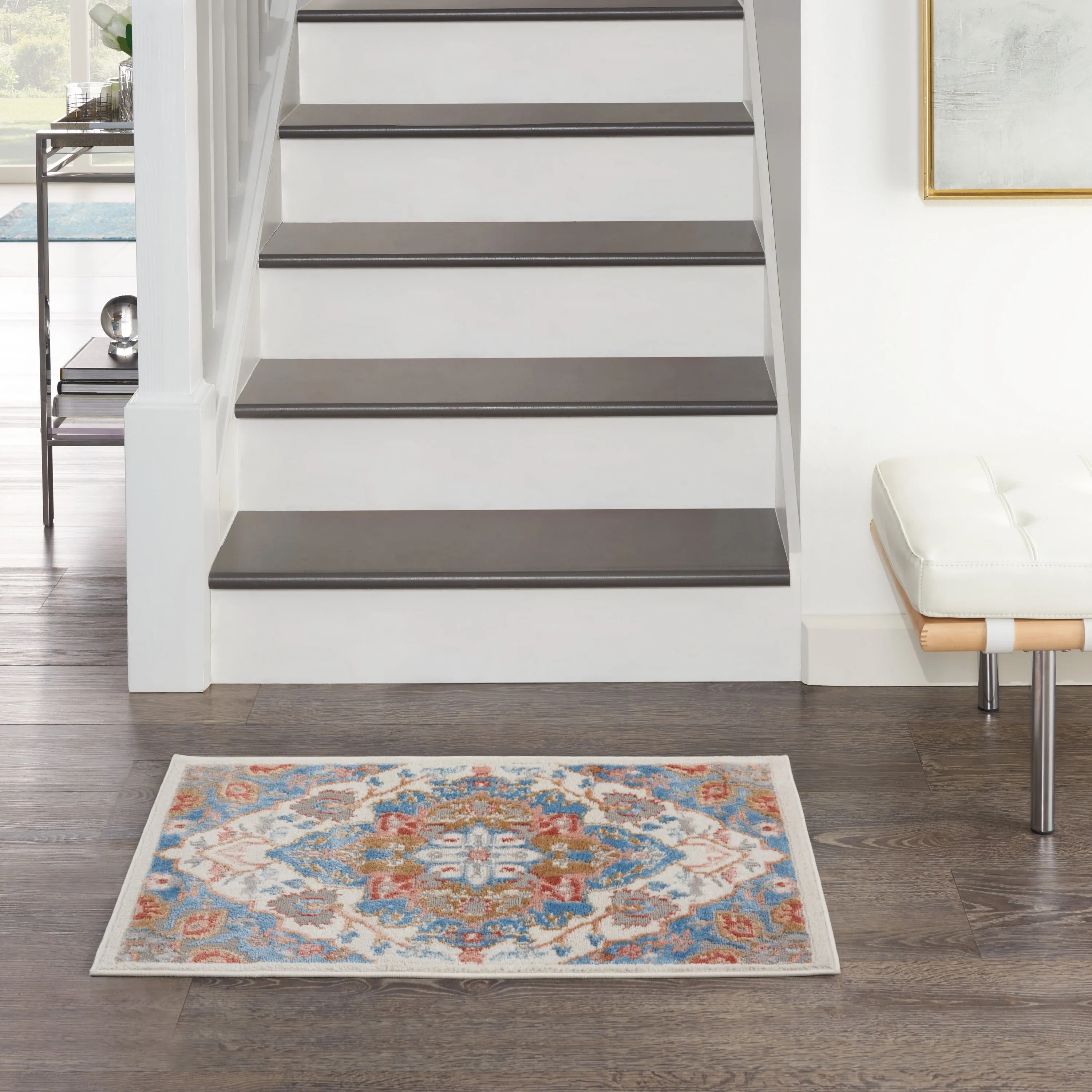 Nourison Elation Persian Floral Medallion Area Rug