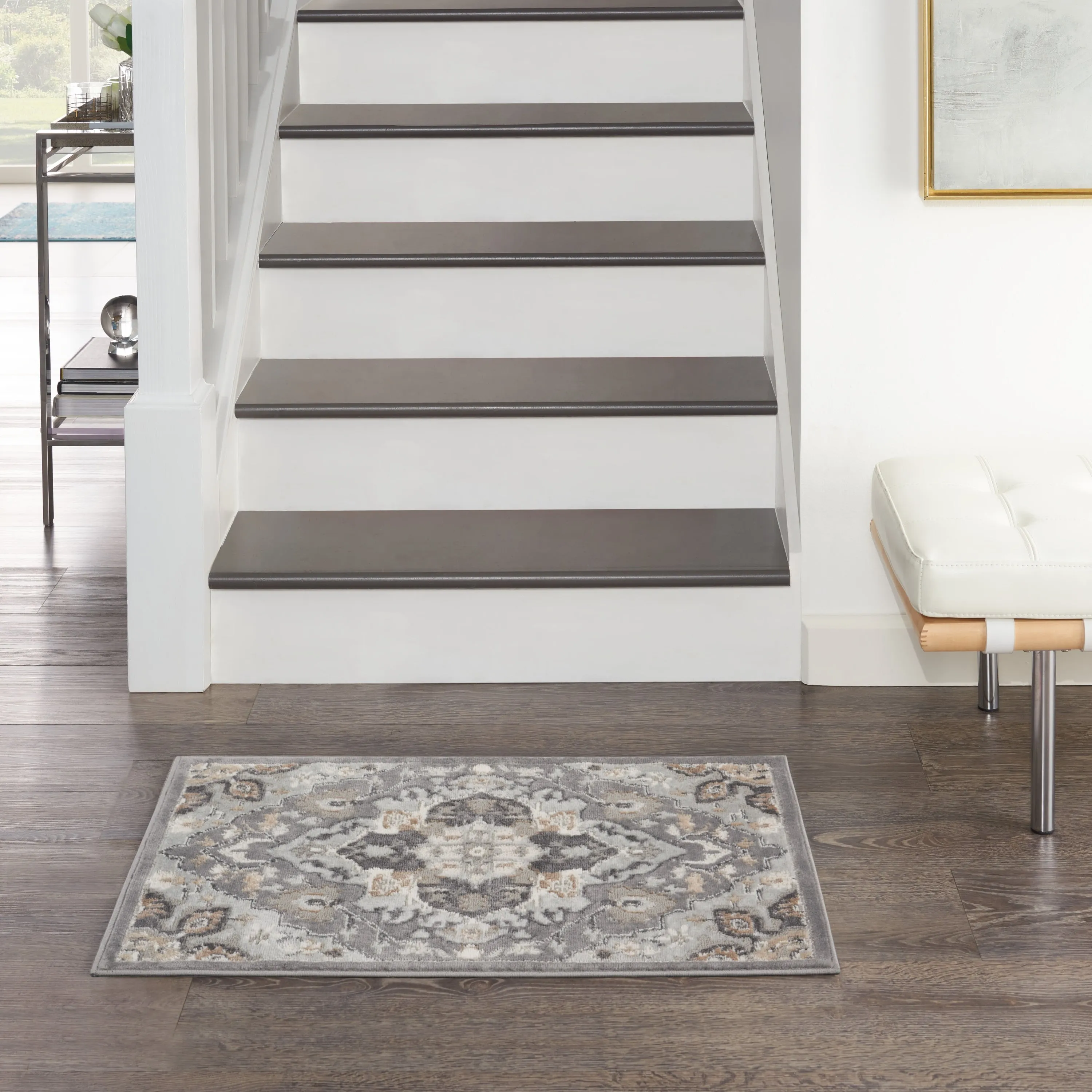 Nourison Elation Persian Floral Medallion Area Rug