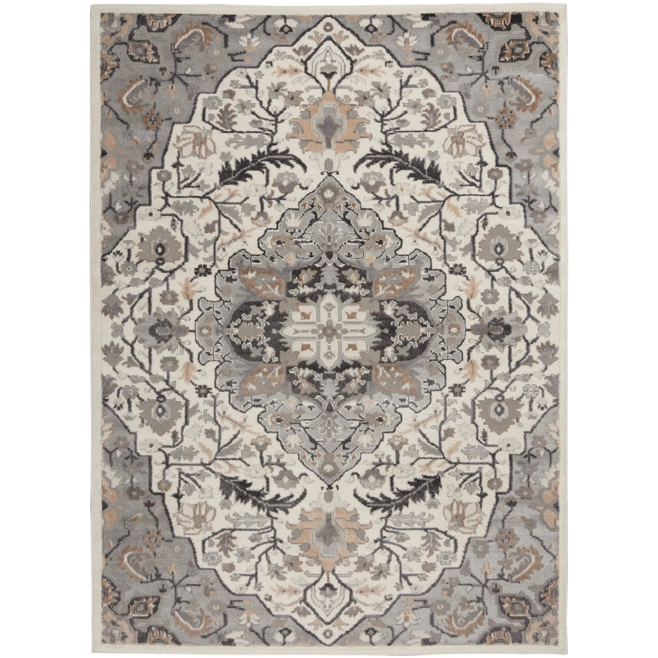 Nourison Elation Persian Floral Medallion Area Rug