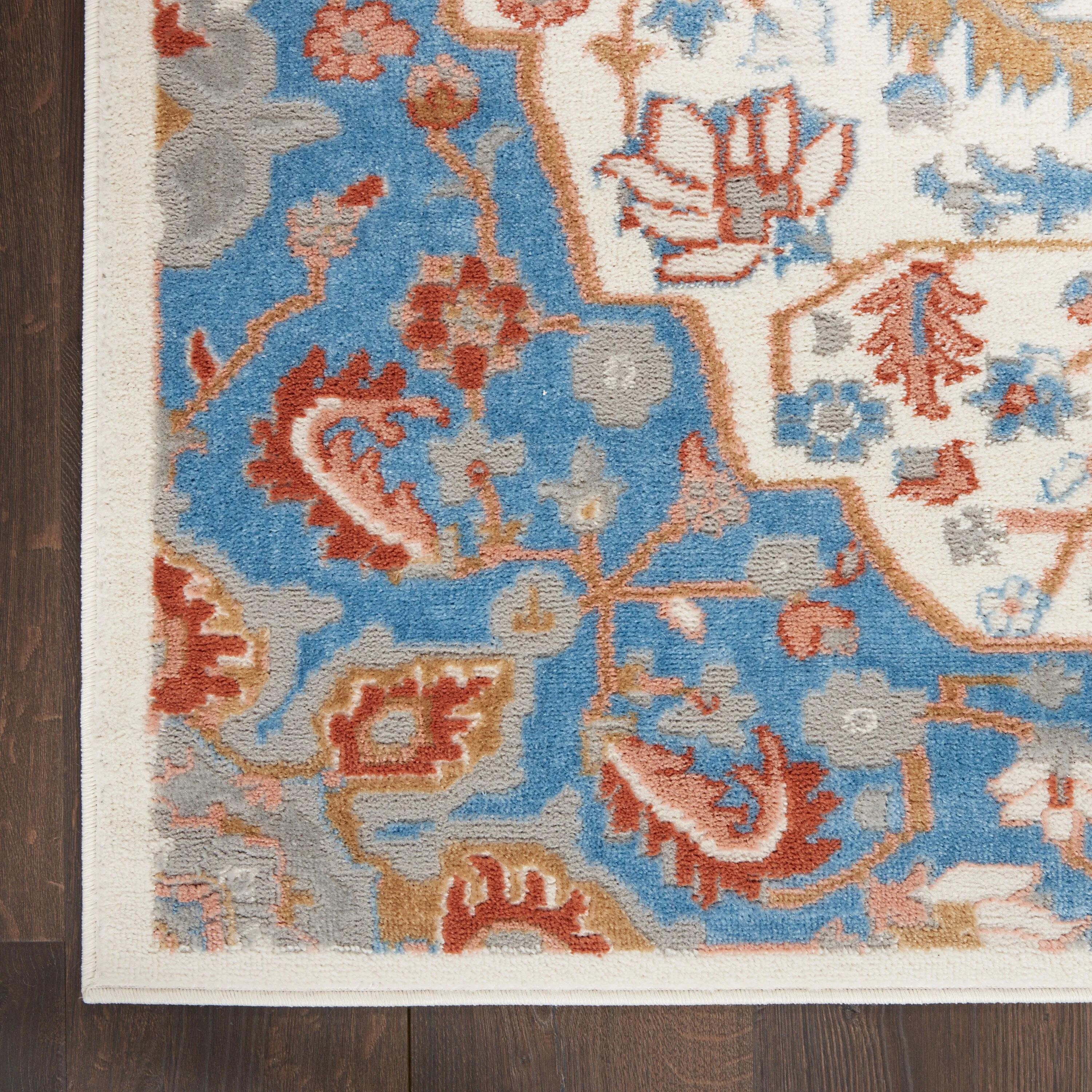 Nourison Elation Persian Floral Medallion Area Rug