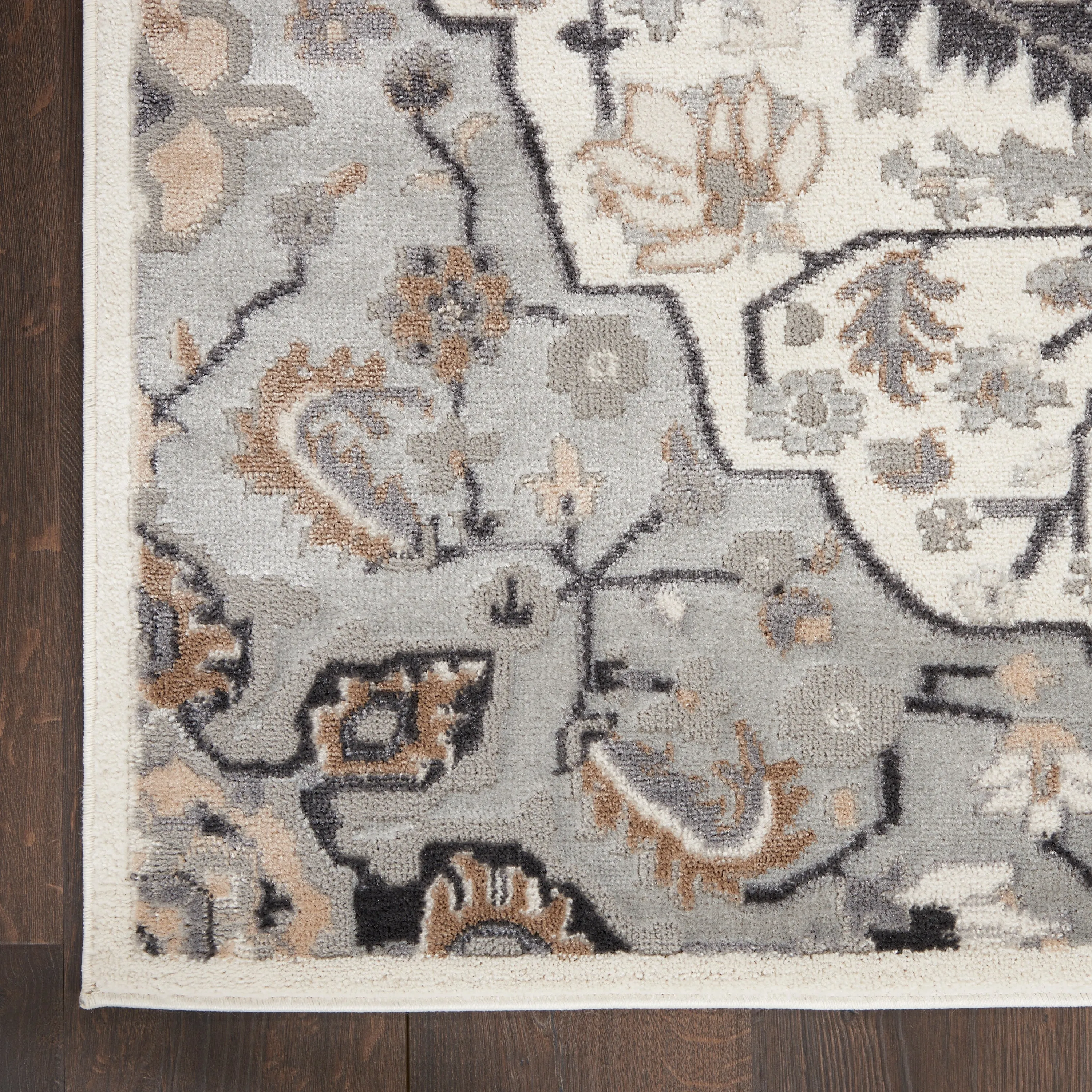 Nourison Elation Persian Floral Medallion Area Rug