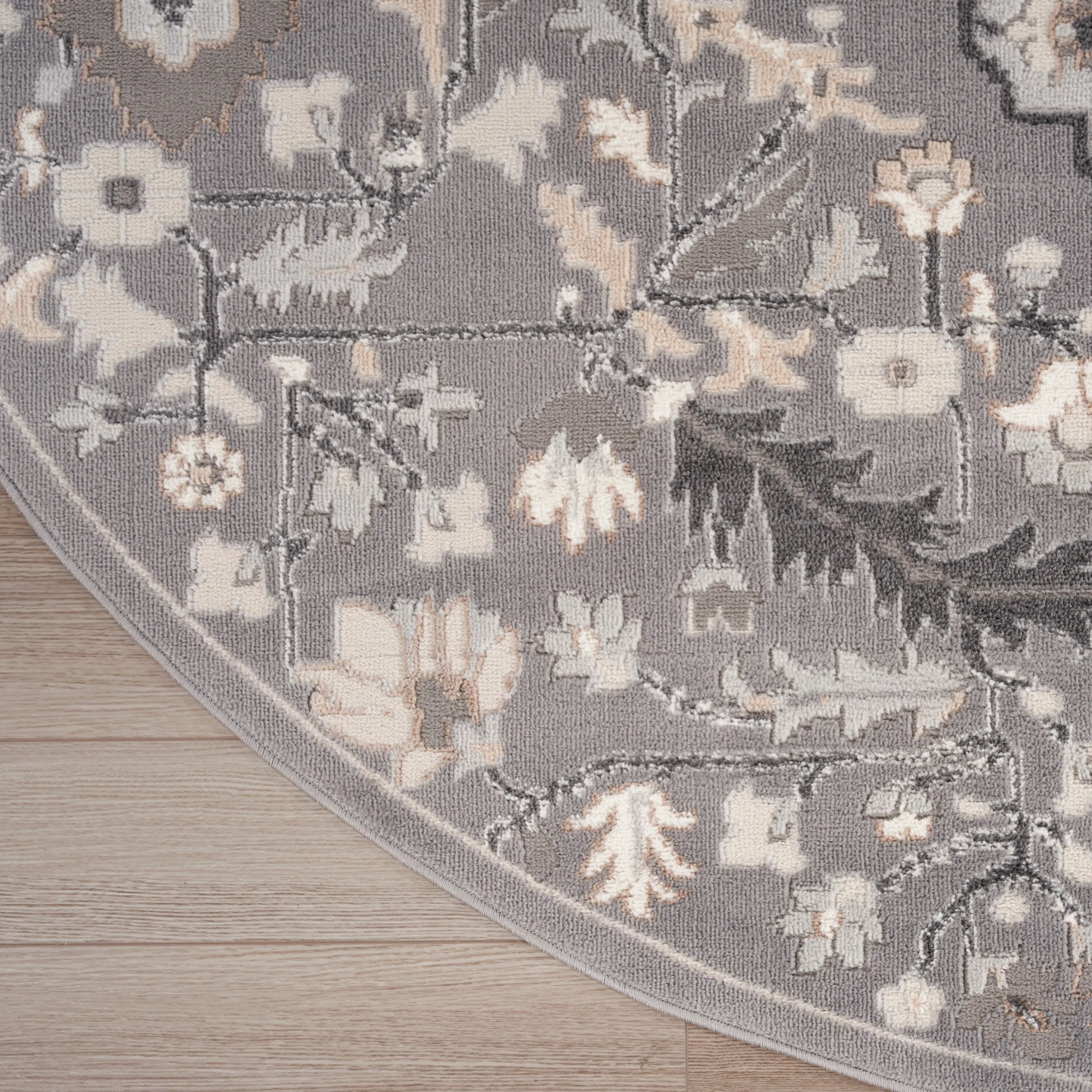 Nourison Elation Persian Floral Medallion Area Rug