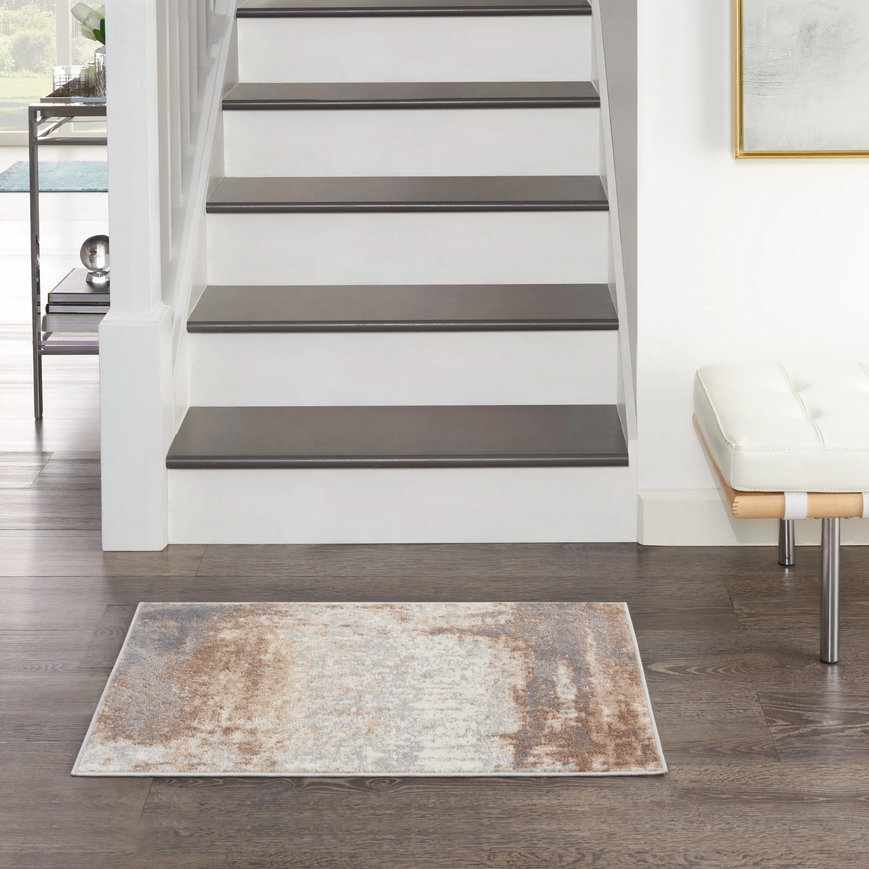 Nourison Elation Vintage Abstract Contemporary Area Rug