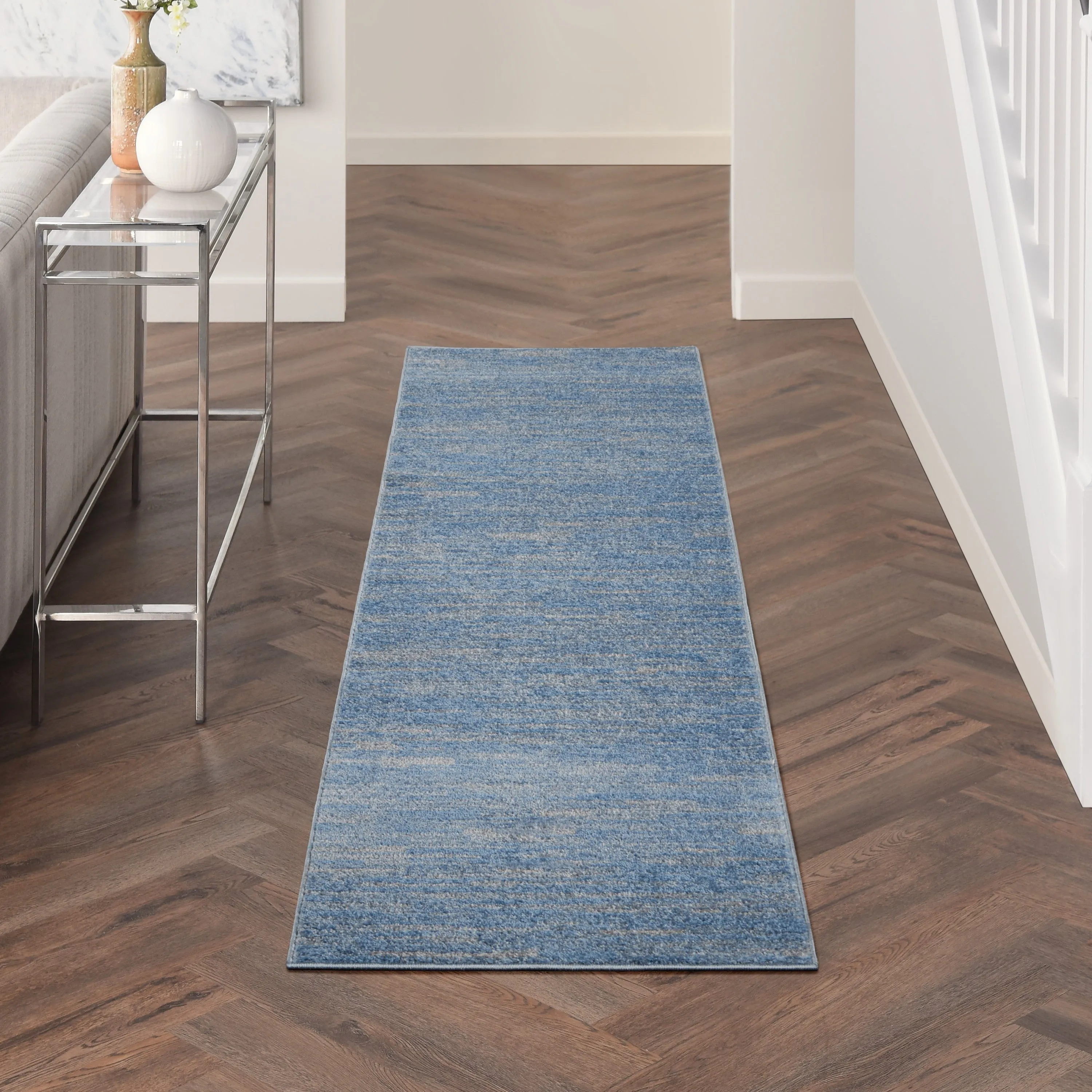 Nourison Essentials Solid Contemporary Indoor/Outdoor Area Rug