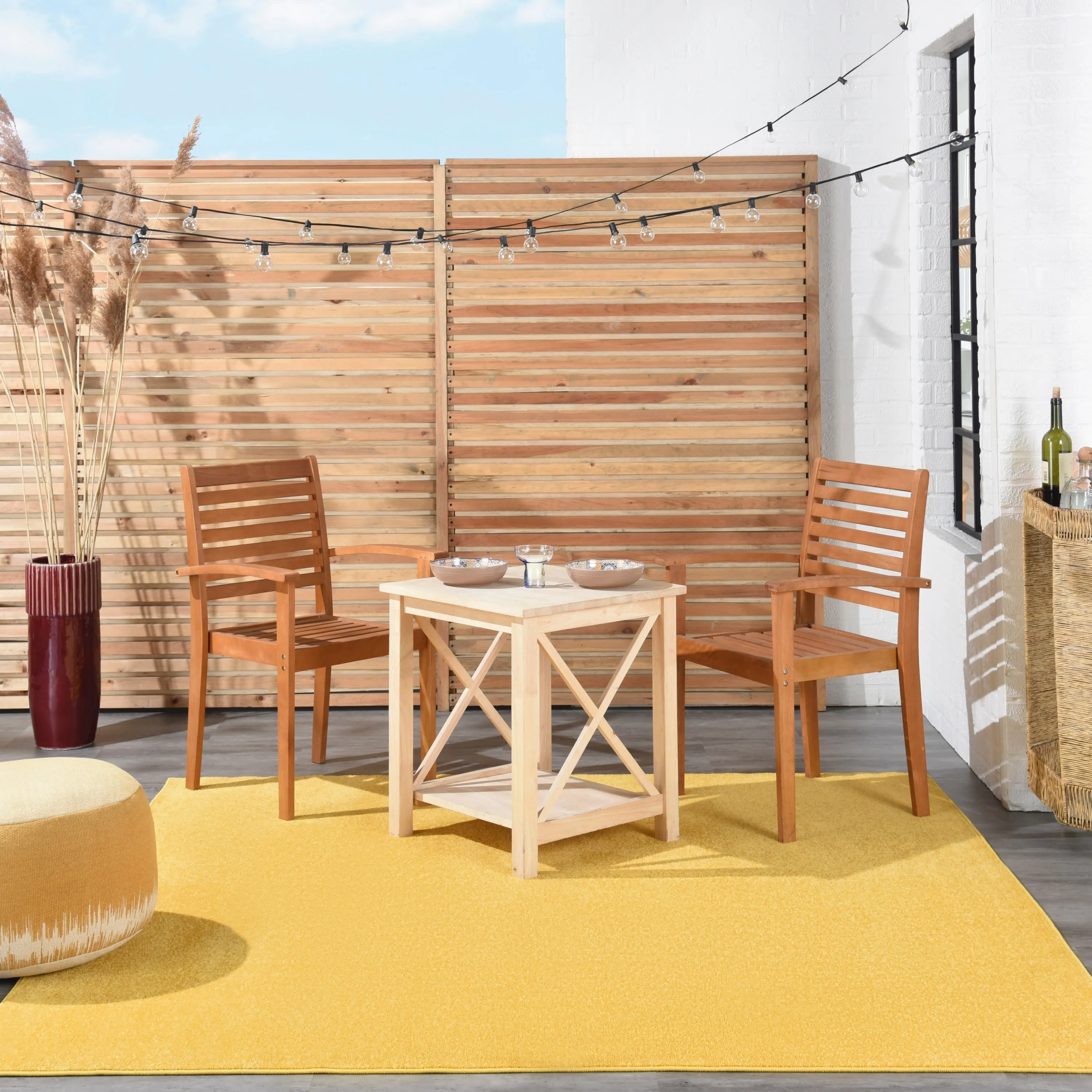 Nourison Essentials Solid Contemporary Indoor/Outdoor Area Rug