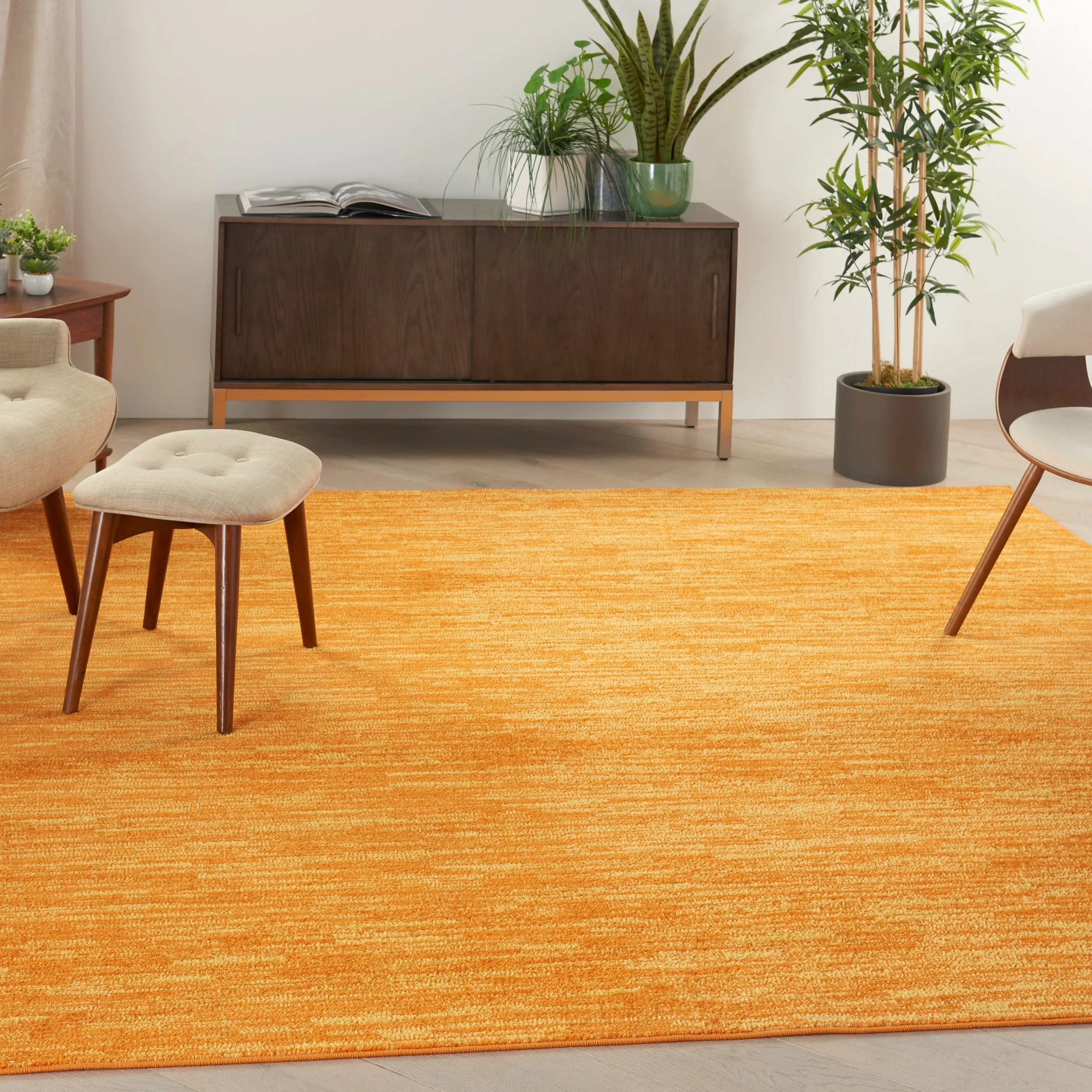 Nourison Essentials Solid Contemporary Indoor/Outdoor Area Rug