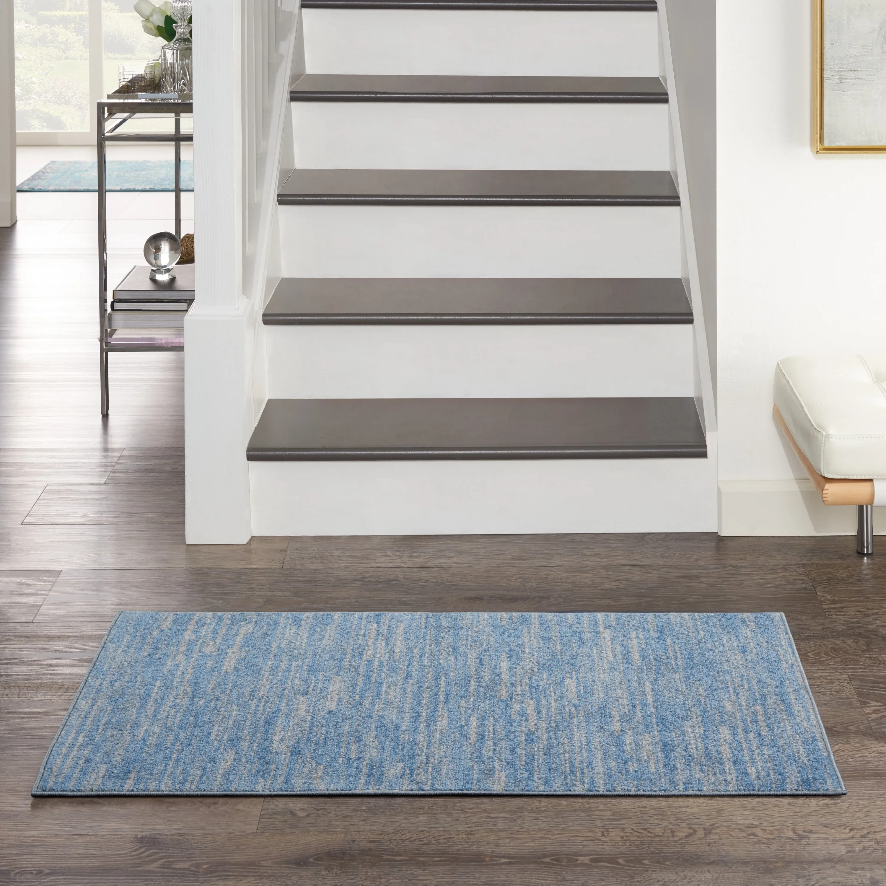 Nourison Essentials Solid Contemporary Indoor/Outdoor Area Rug