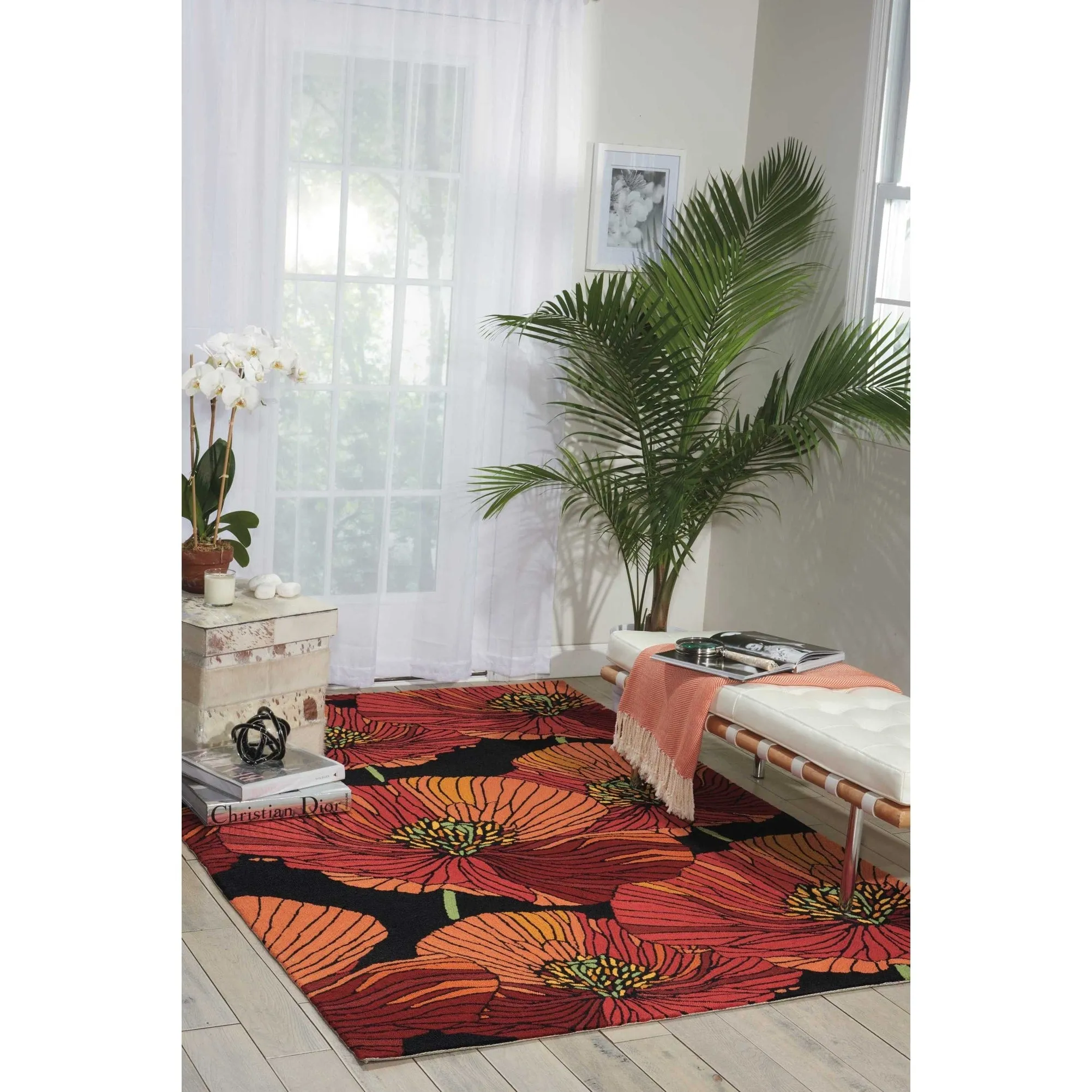 Nourison Fantasy Abstract Floral Area Rug