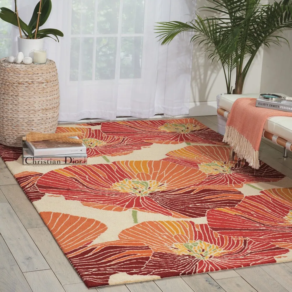 Nourison Fantasy Abstract Floral Area Rug