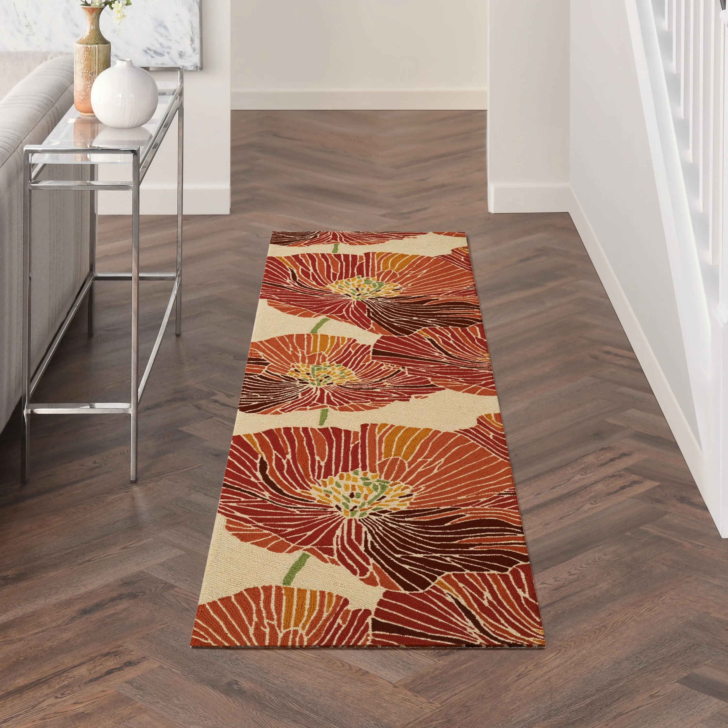 Nourison Fantasy Abstract Floral Area Rug