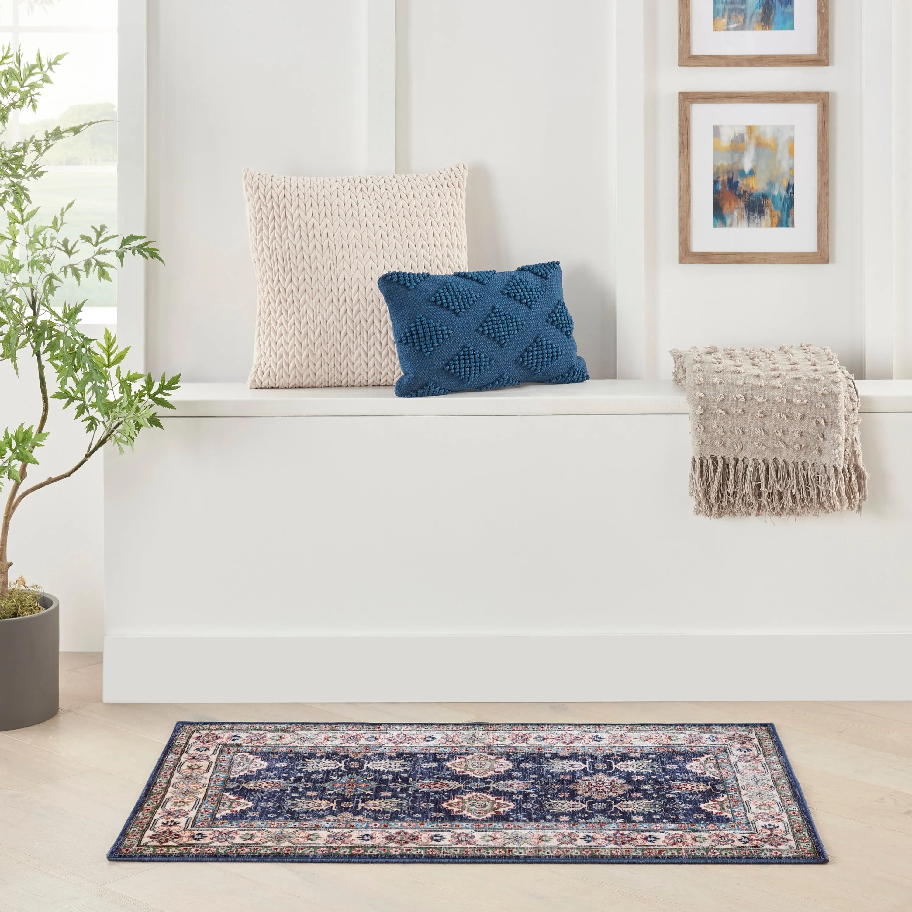 Nourison Fulton Indoor only Persian Area Rug