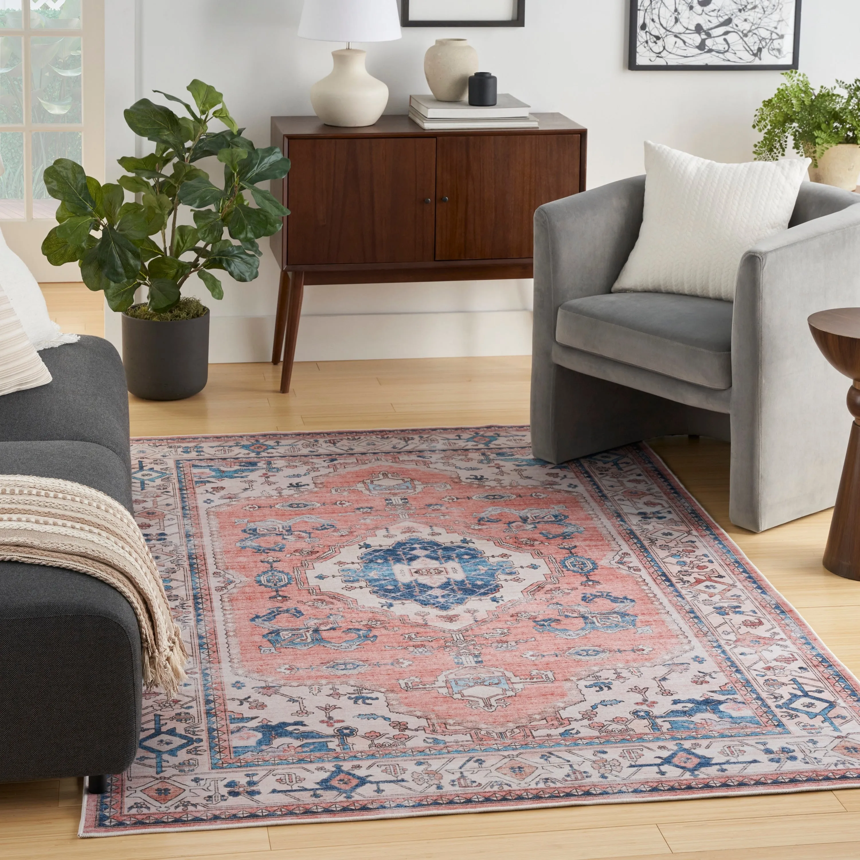 Nourison Fulton Indoor only Persian Area Rug