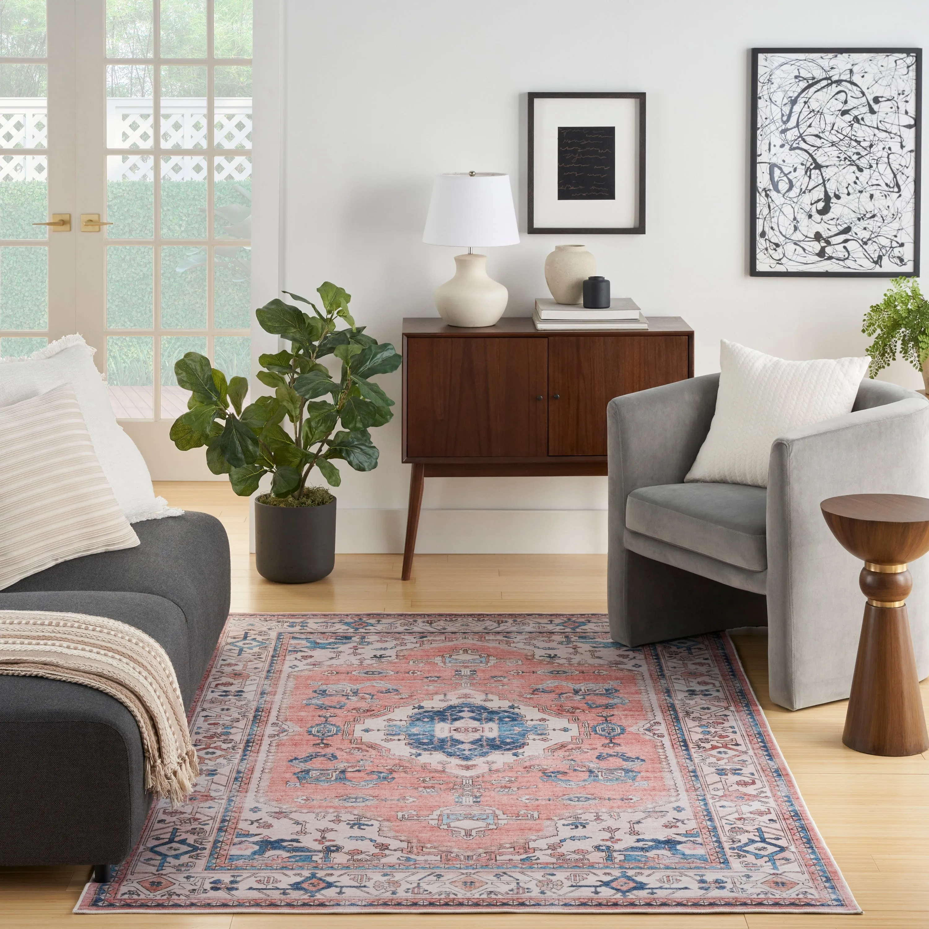 Nourison Fulton Indoor only Persian Area Rug