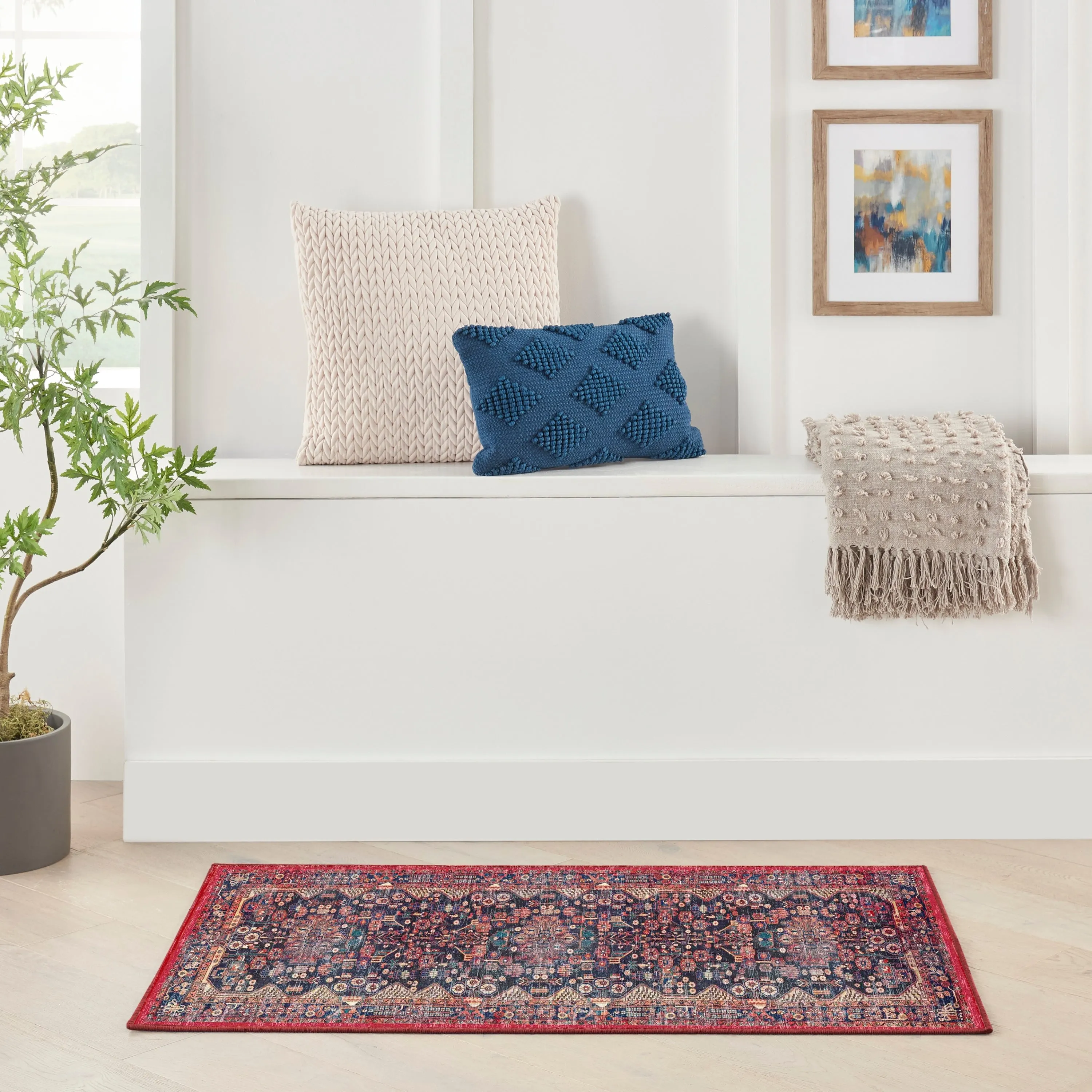 Nourison Fulton Indoor only Persian Area Rug