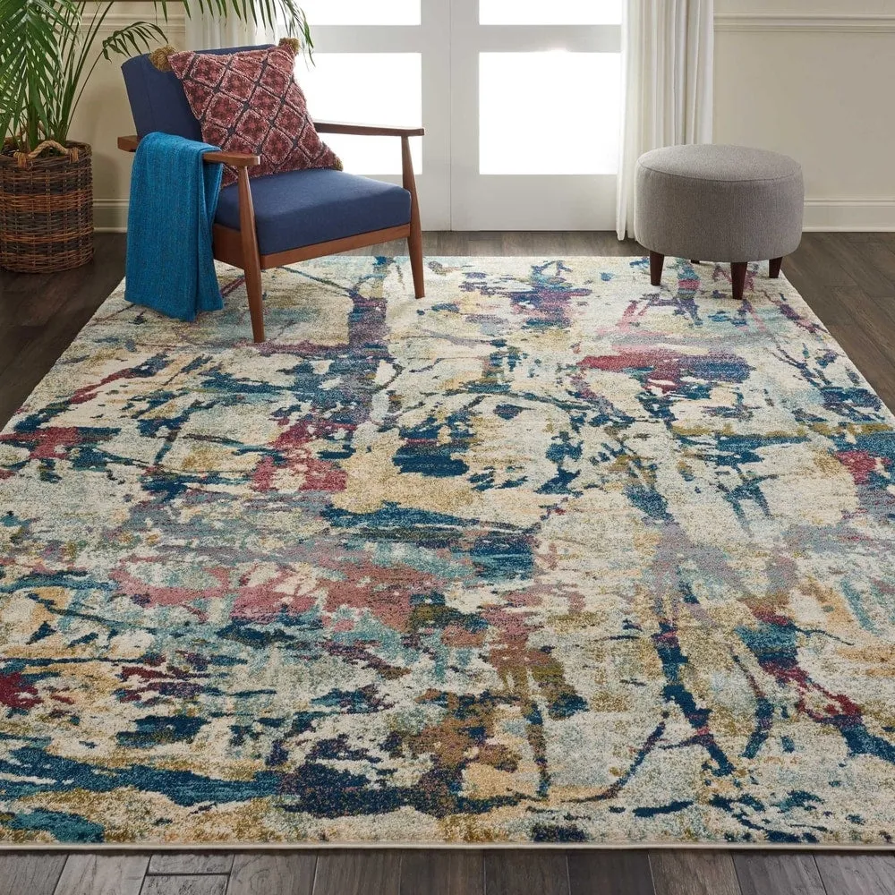 Nourison Fusion Abstract Area Rug