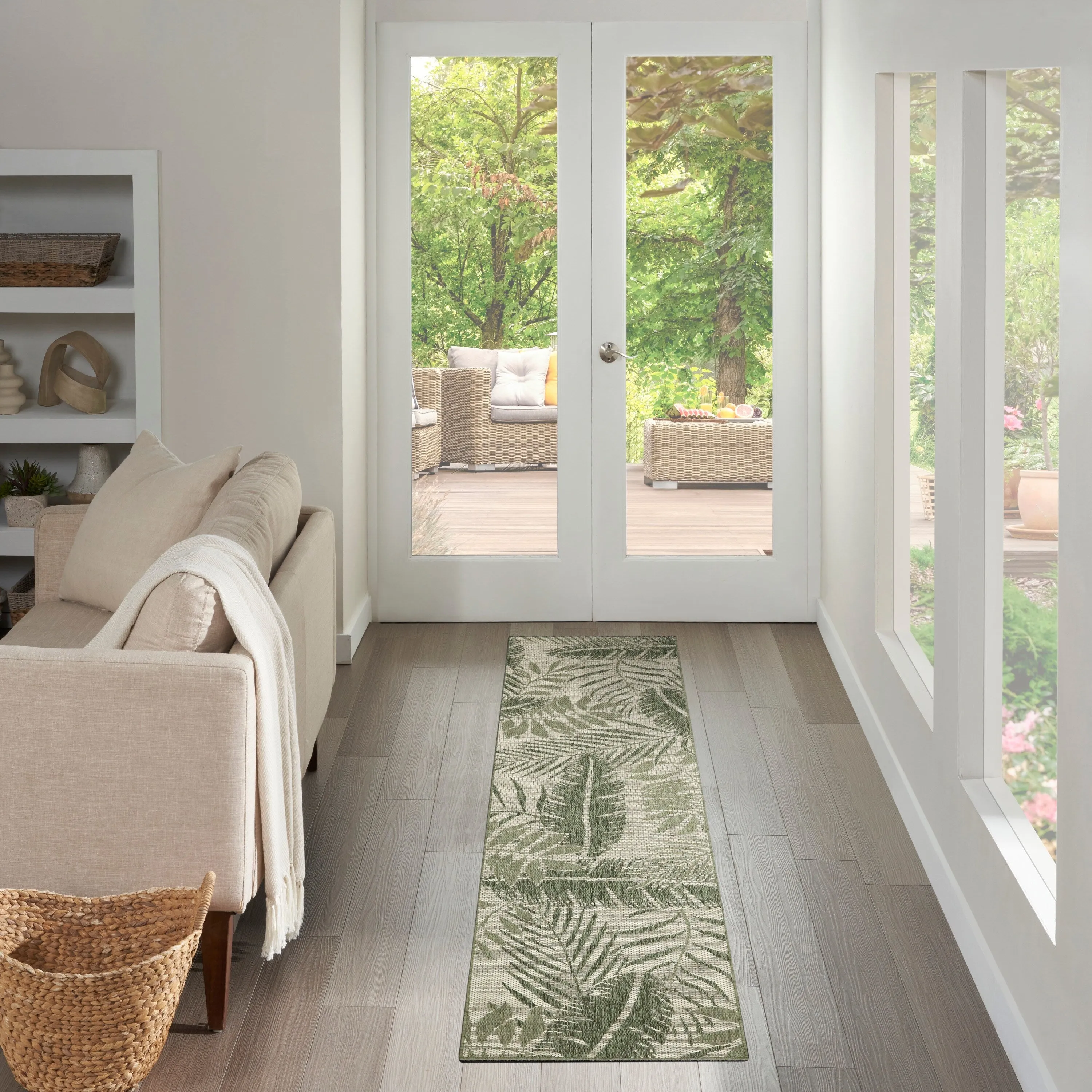 Nourison Garden Oasis Indoor/Outdoor Nature Area Rug
