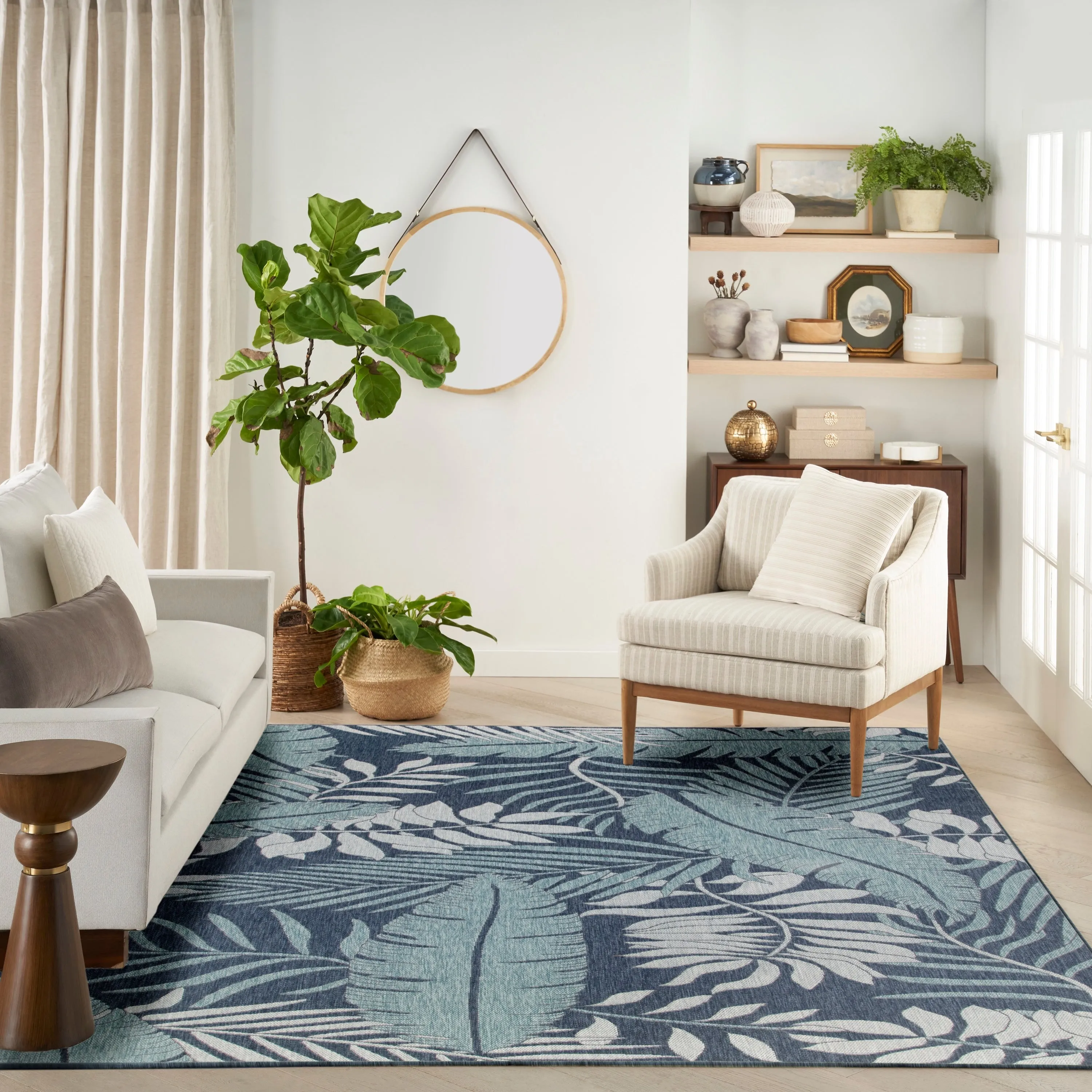 Nourison Garden Oasis Indoor/Outdoor Nature Area Rug
