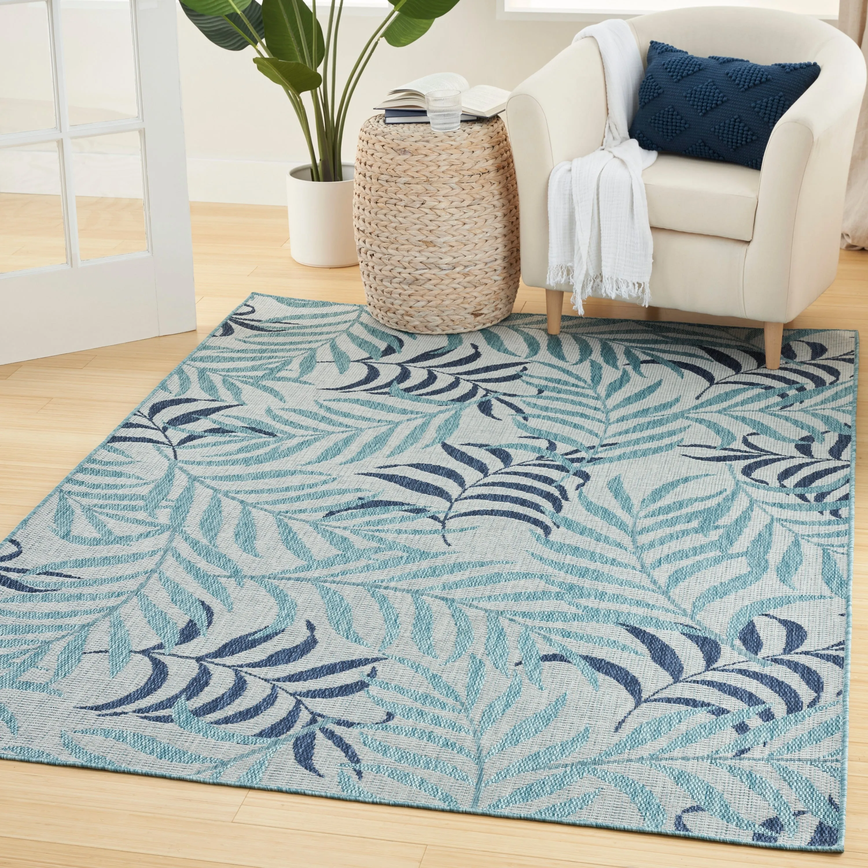Nourison Garden Oasis Indoor/Outdoor Nature Area Rug