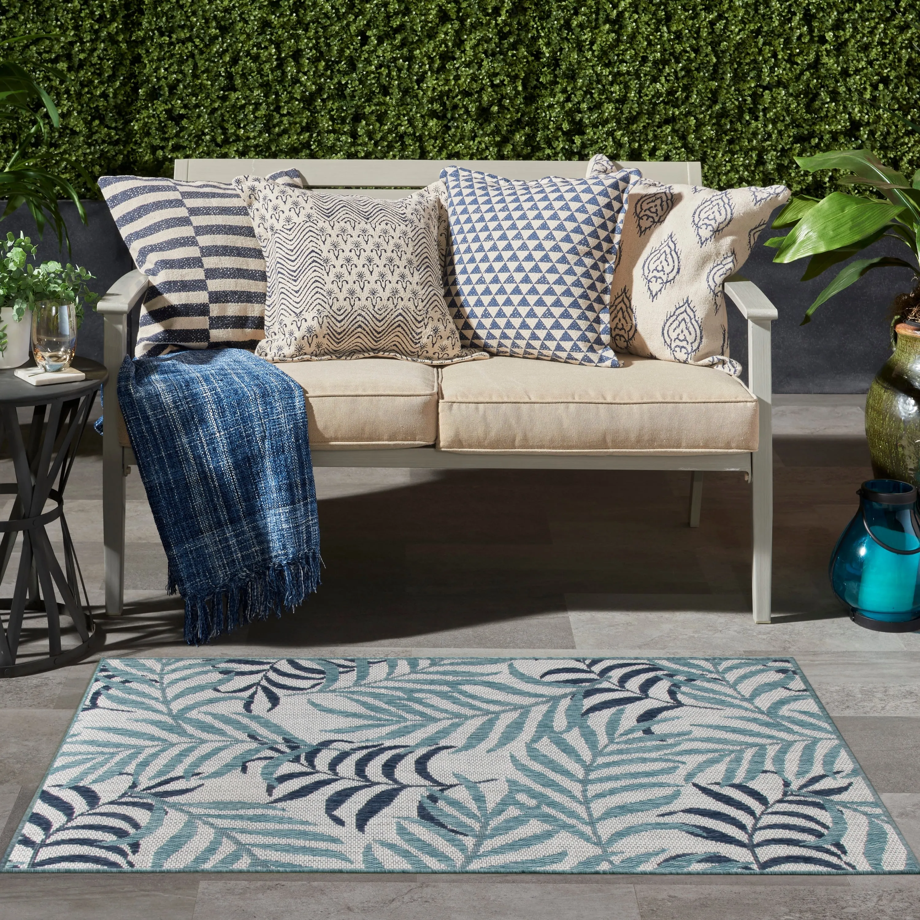 Nourison Garden Oasis Indoor/Outdoor Nature Area Rug