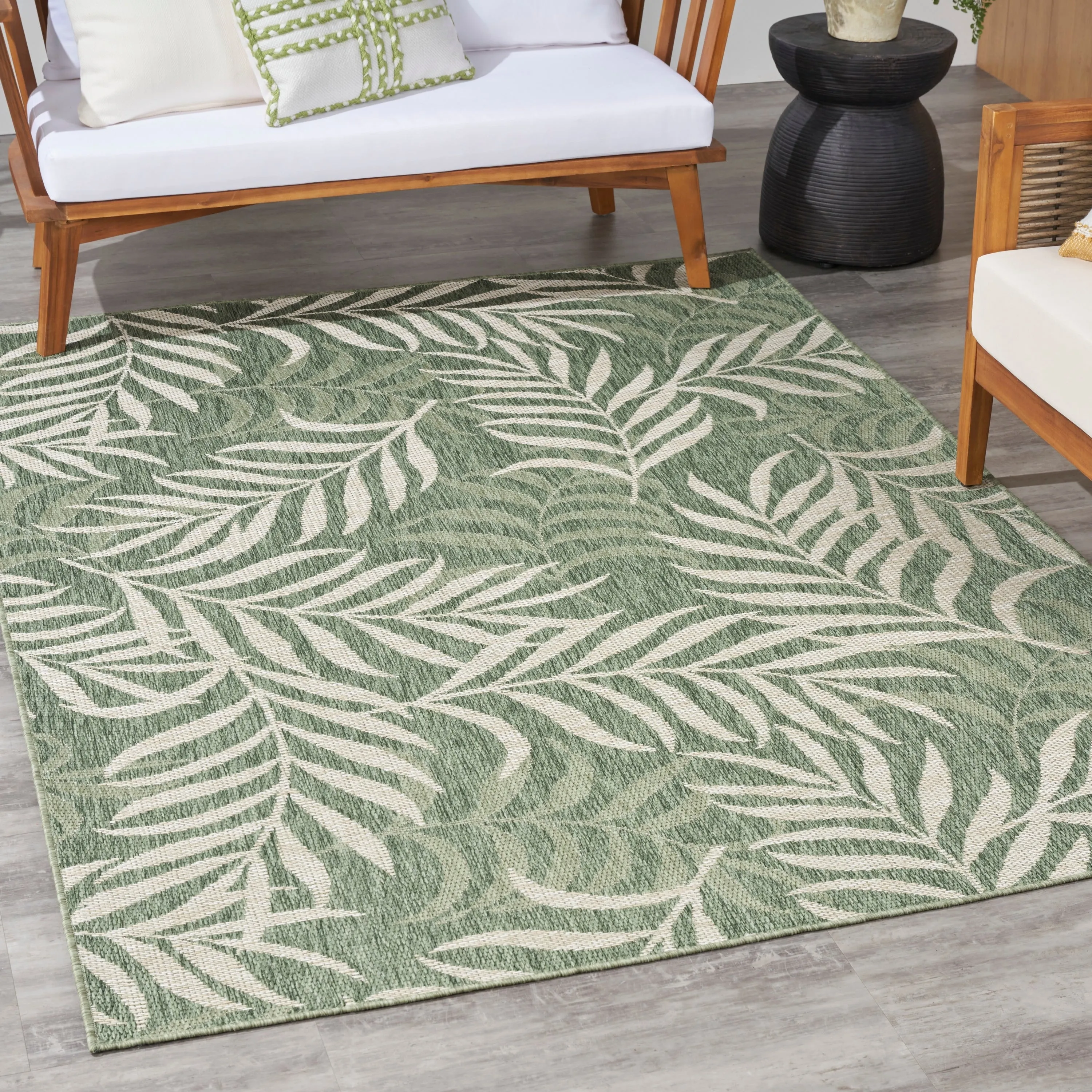 Nourison Garden Oasis Indoor/Outdoor Nature Area Rug