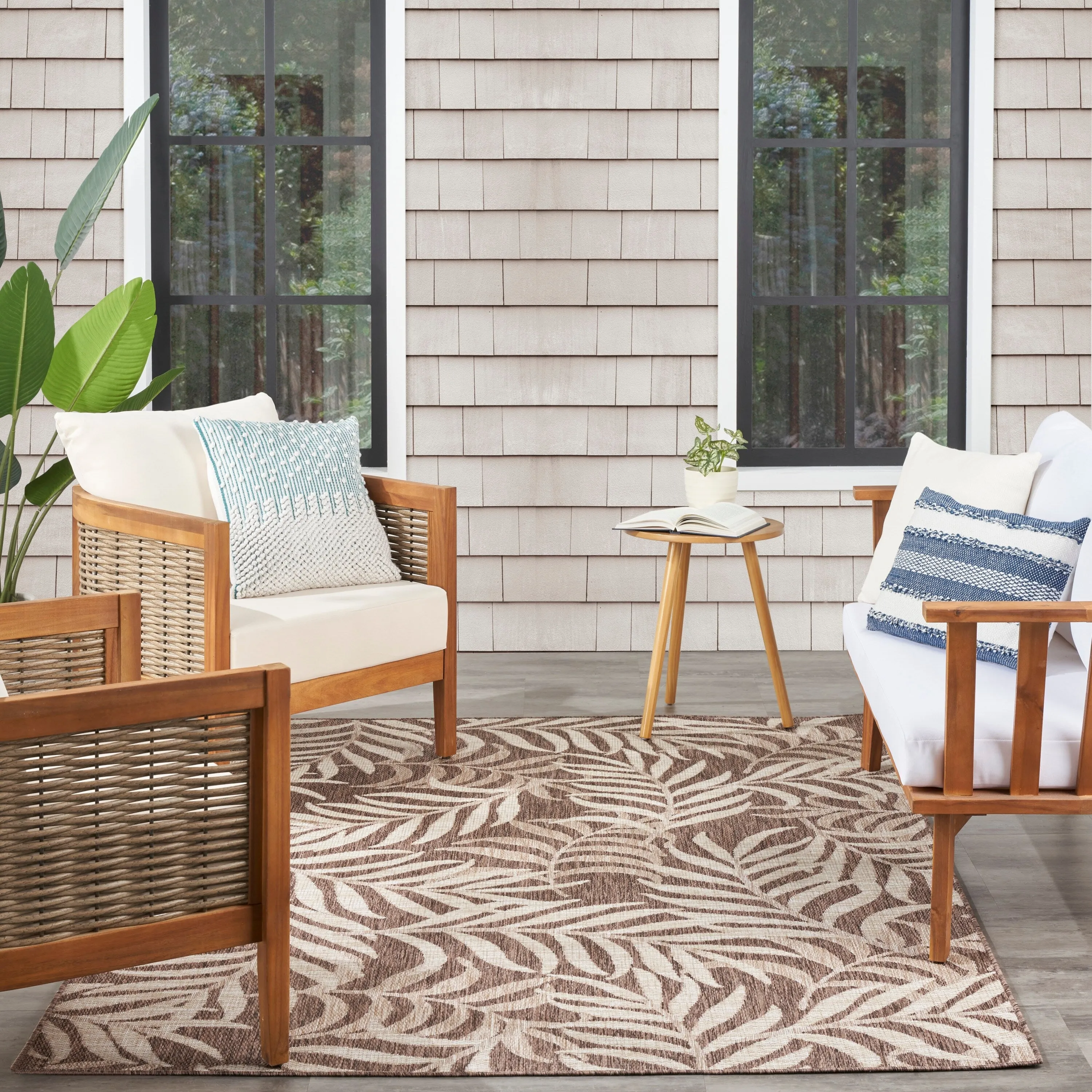 Nourison Garden Oasis Indoor/Outdoor Nature Area Rug