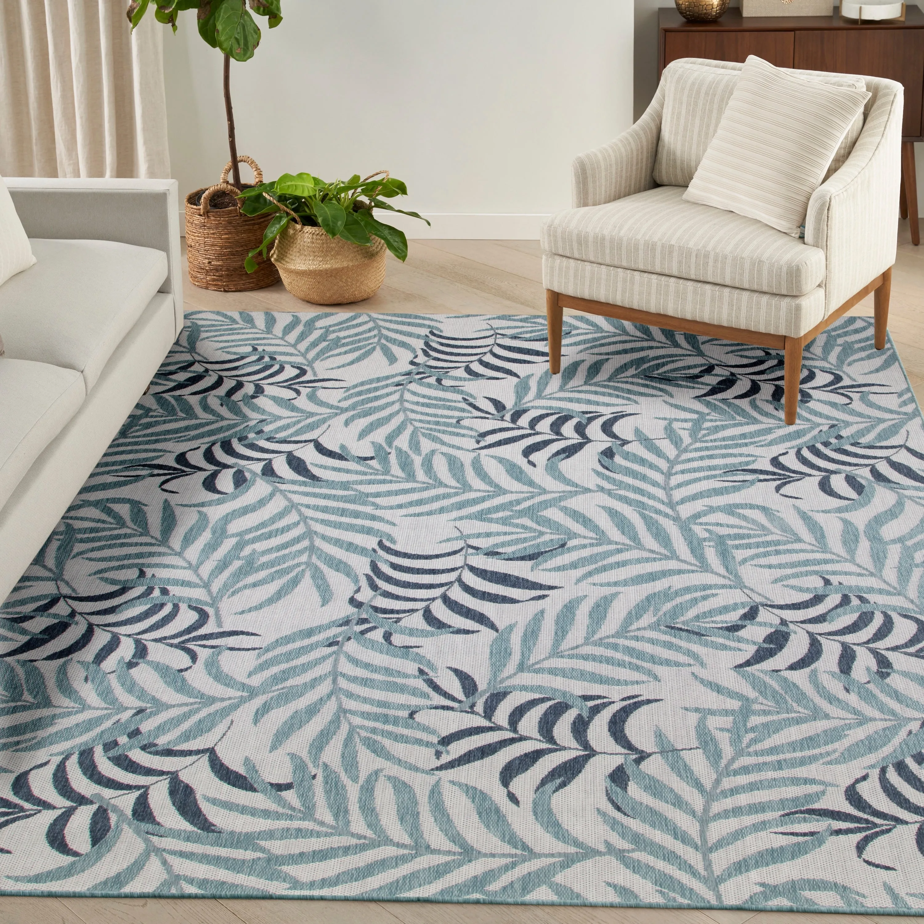 Nourison Garden Oasis Indoor/Outdoor Nature Area Rug