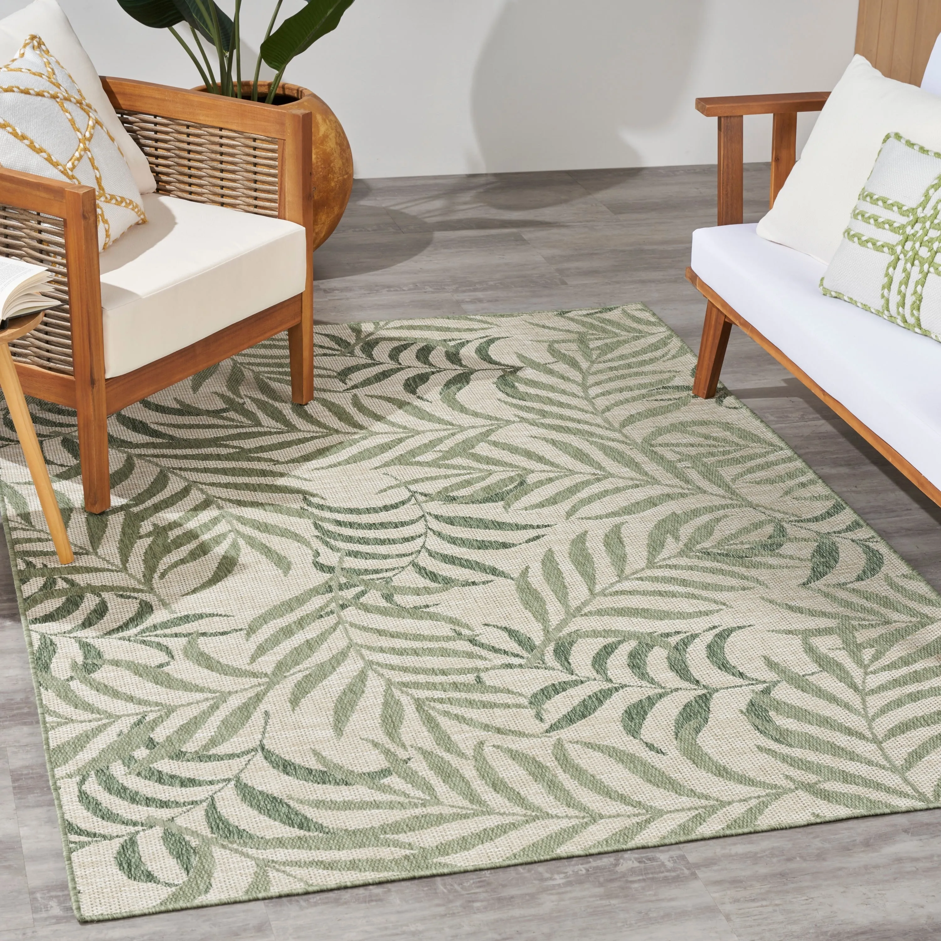 Nourison Garden Oasis Indoor/Outdoor Nature Area Rug