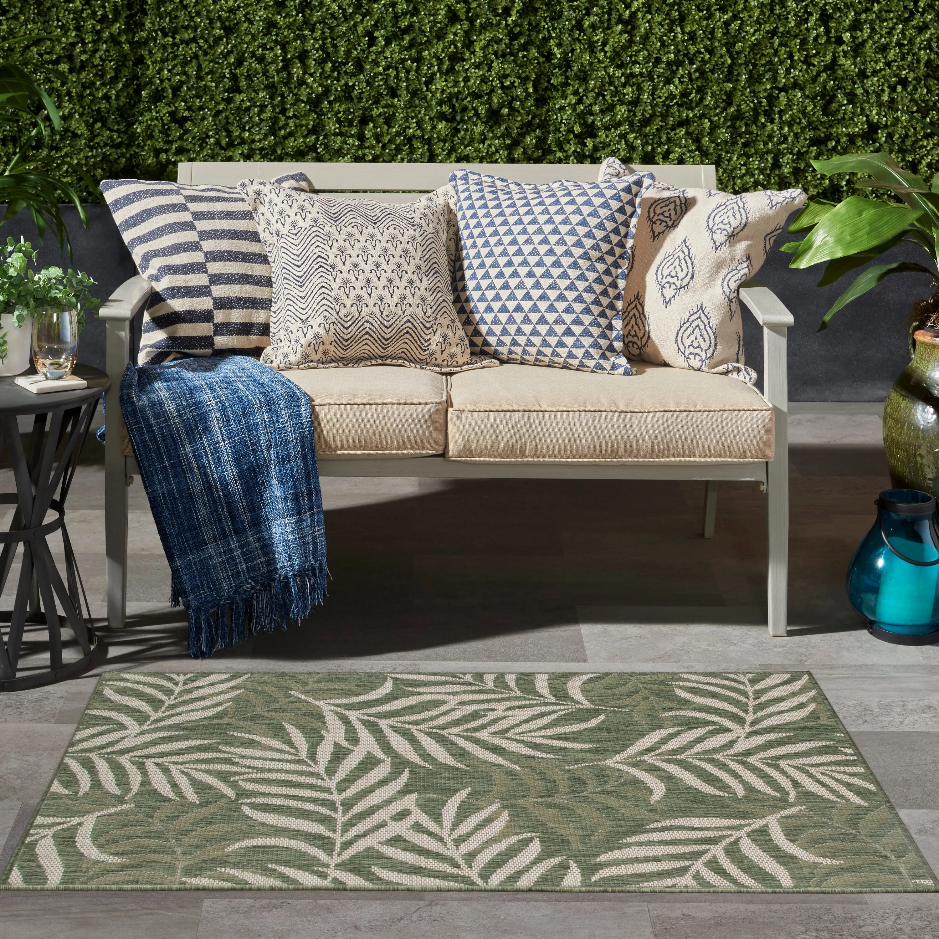 Nourison Garden Oasis Indoor/Outdoor Nature Area Rug