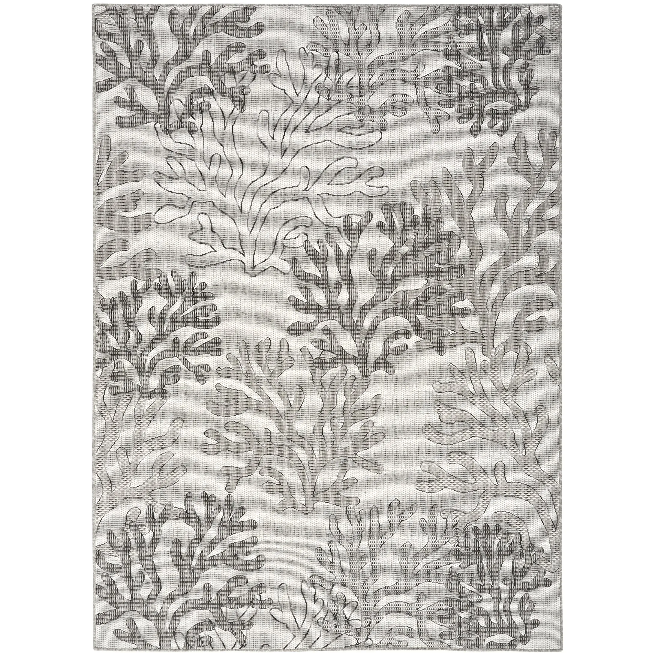 Nourison Garden Oasis Indoor/Outdoor Nature Area Rug.