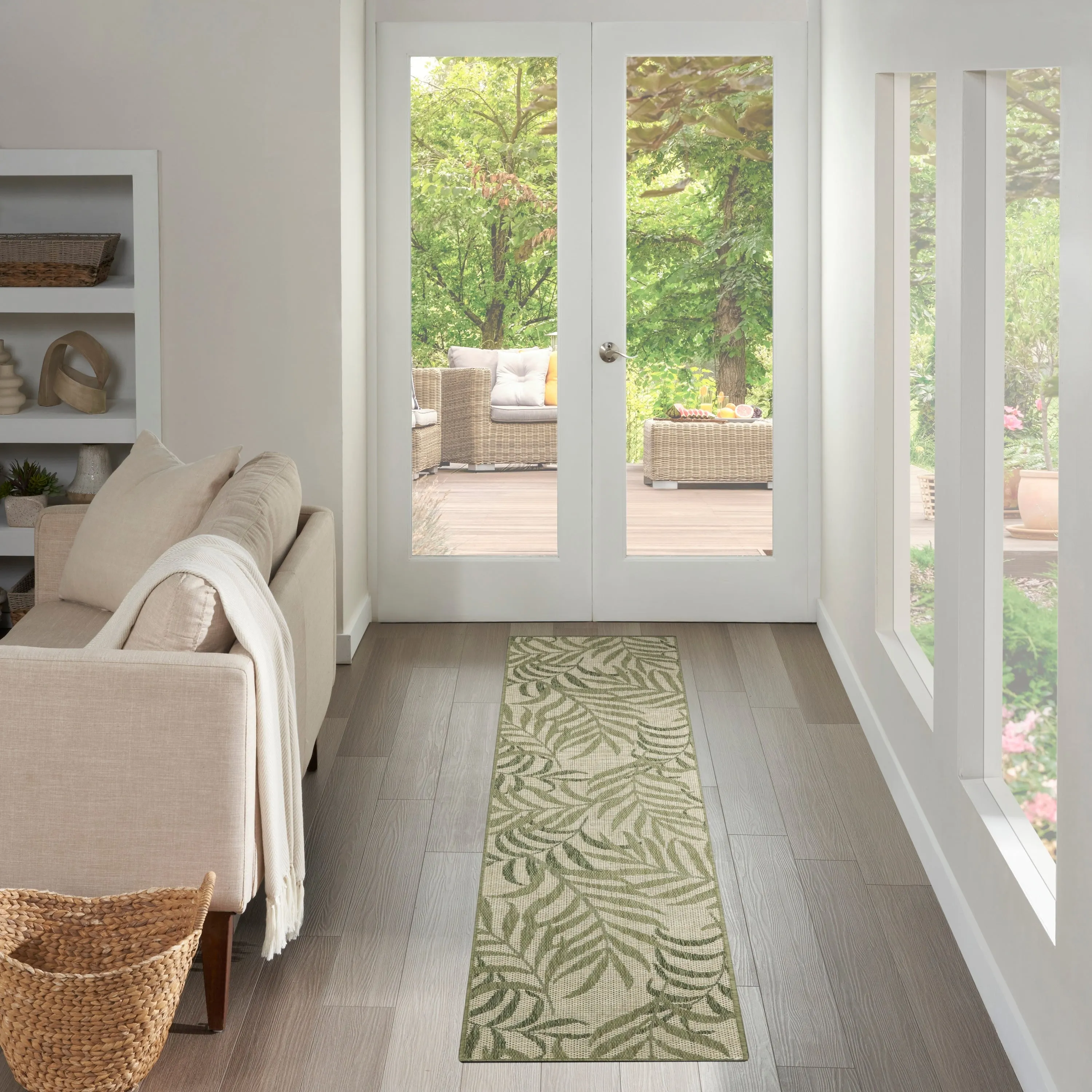 Nourison Garden Oasis Indoor/Outdoor Nature Area Rug