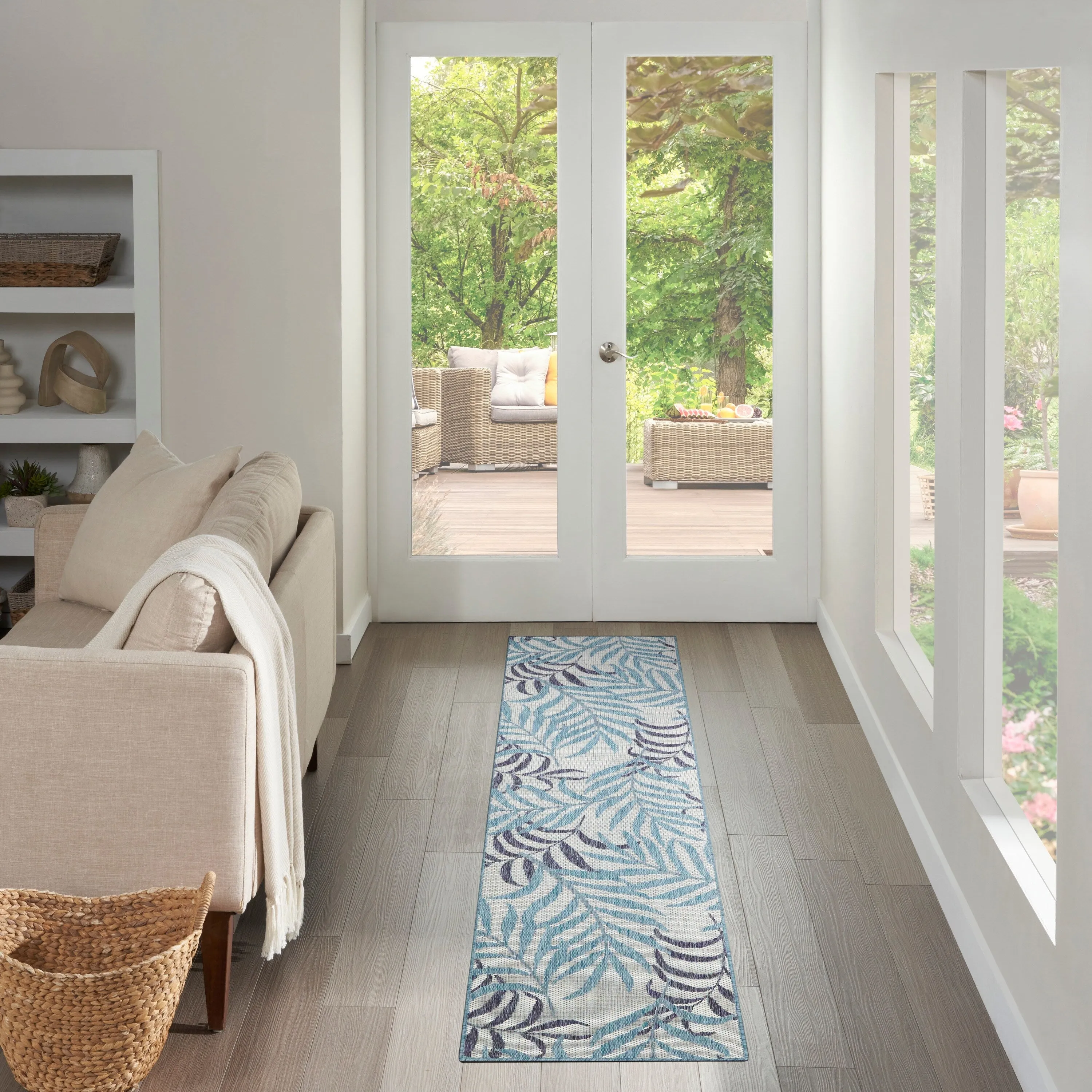 Nourison Garden Oasis Indoor/Outdoor Nature Area Rug