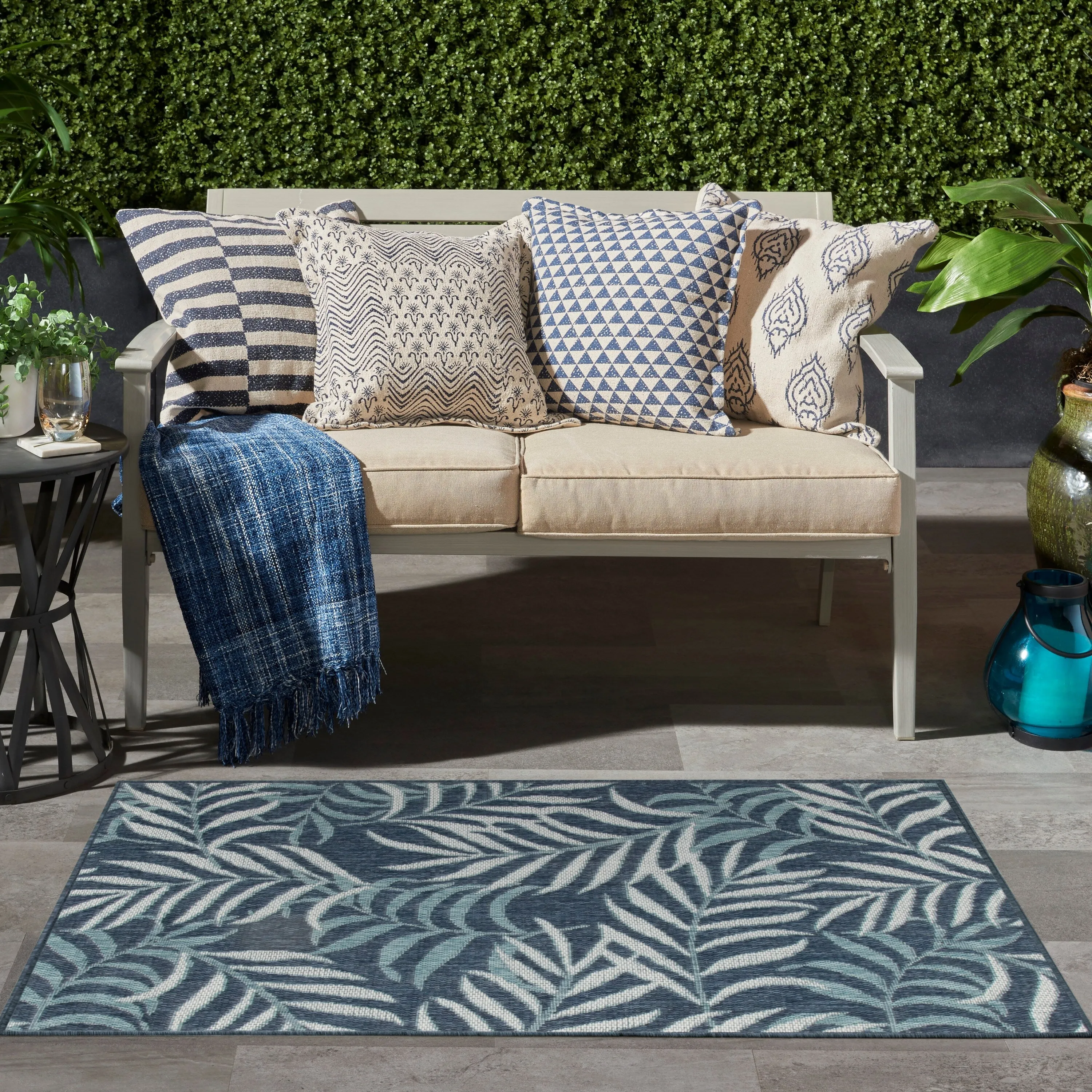 Nourison Garden Oasis Indoor/Outdoor Nature Area Rug