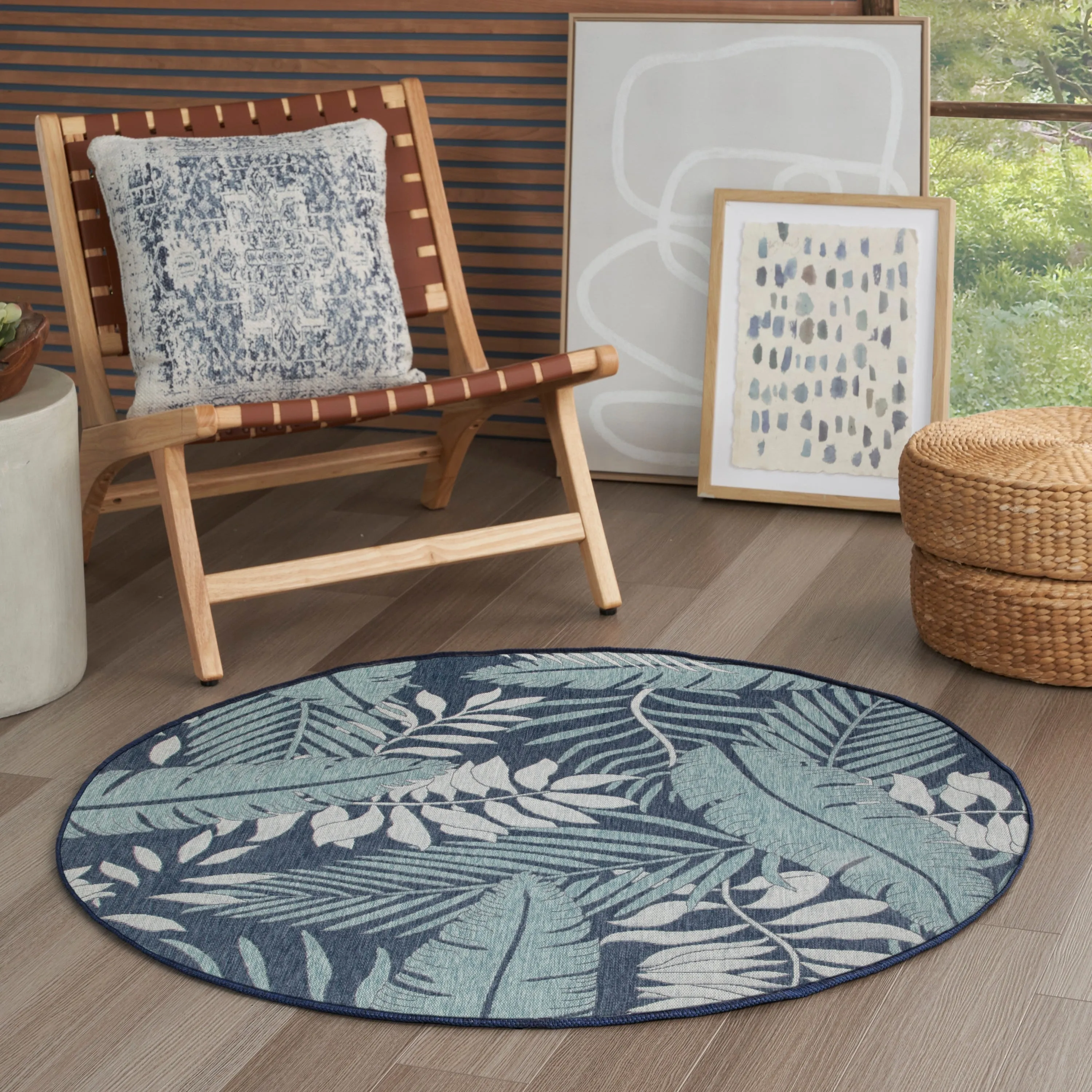 Nourison Garden Oasis Indoor/Outdoor Nature Area Rug