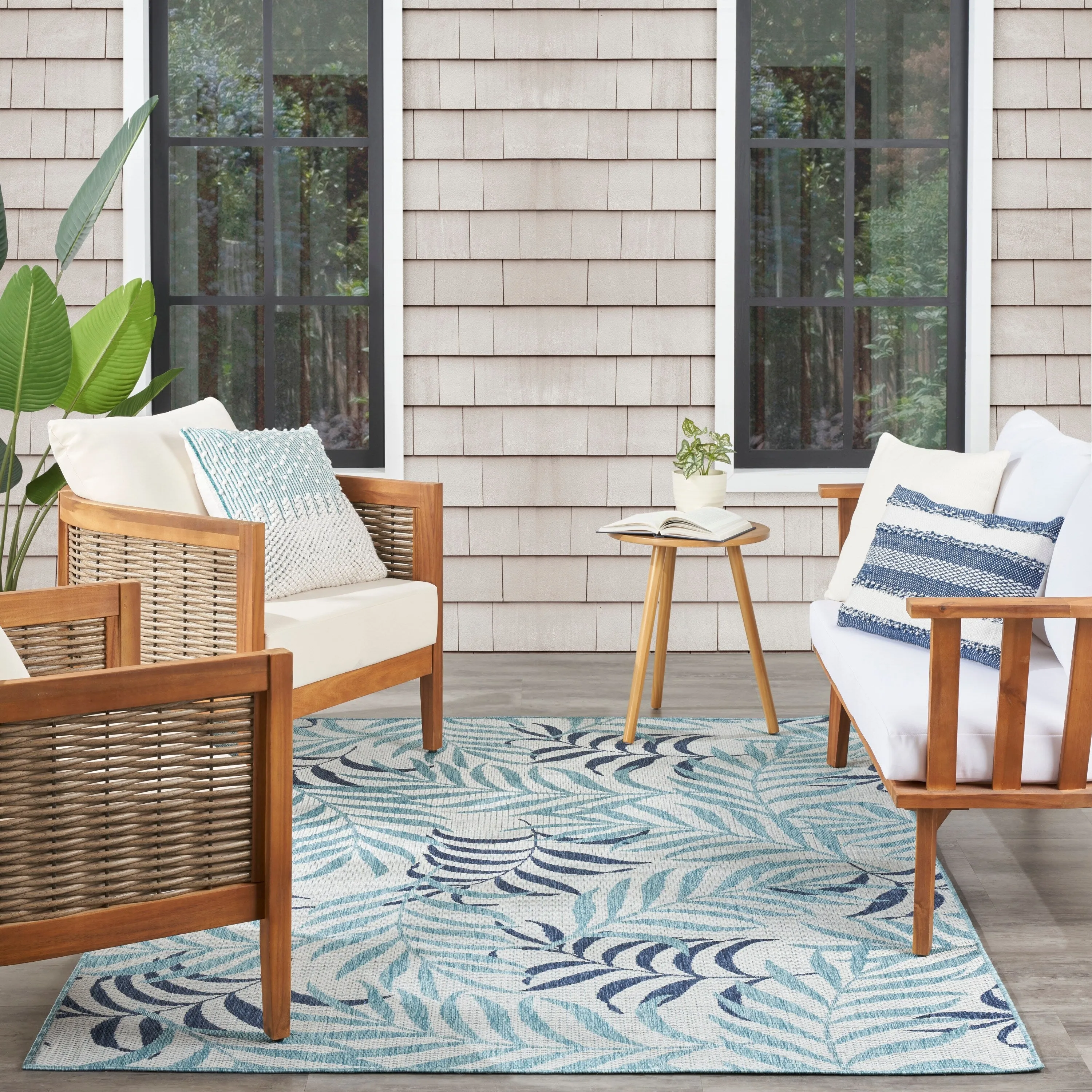 Nourison Garden Oasis Indoor/Outdoor Nature Area Rug