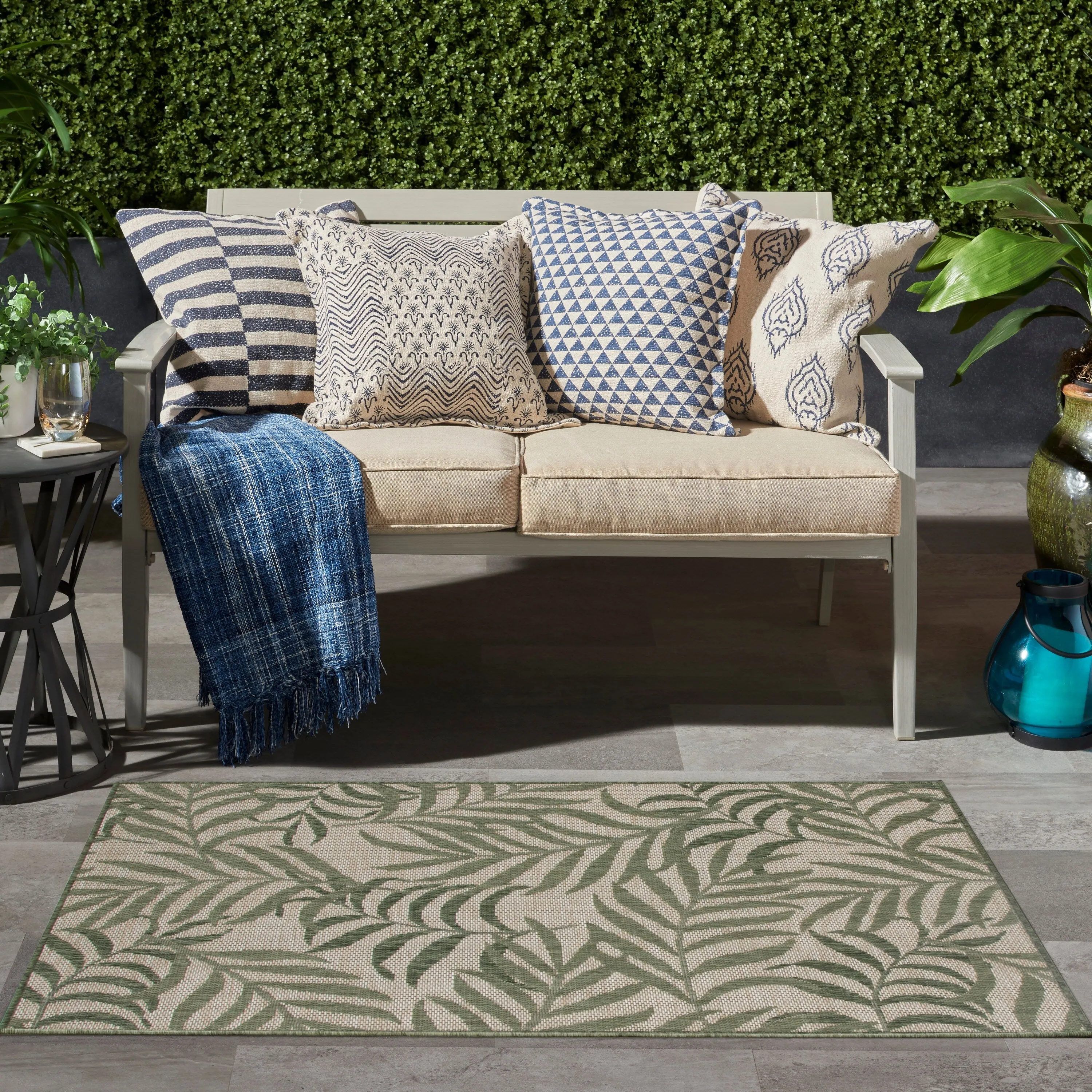 Nourison Garden Oasis Indoor/Outdoor Nature Area Rug