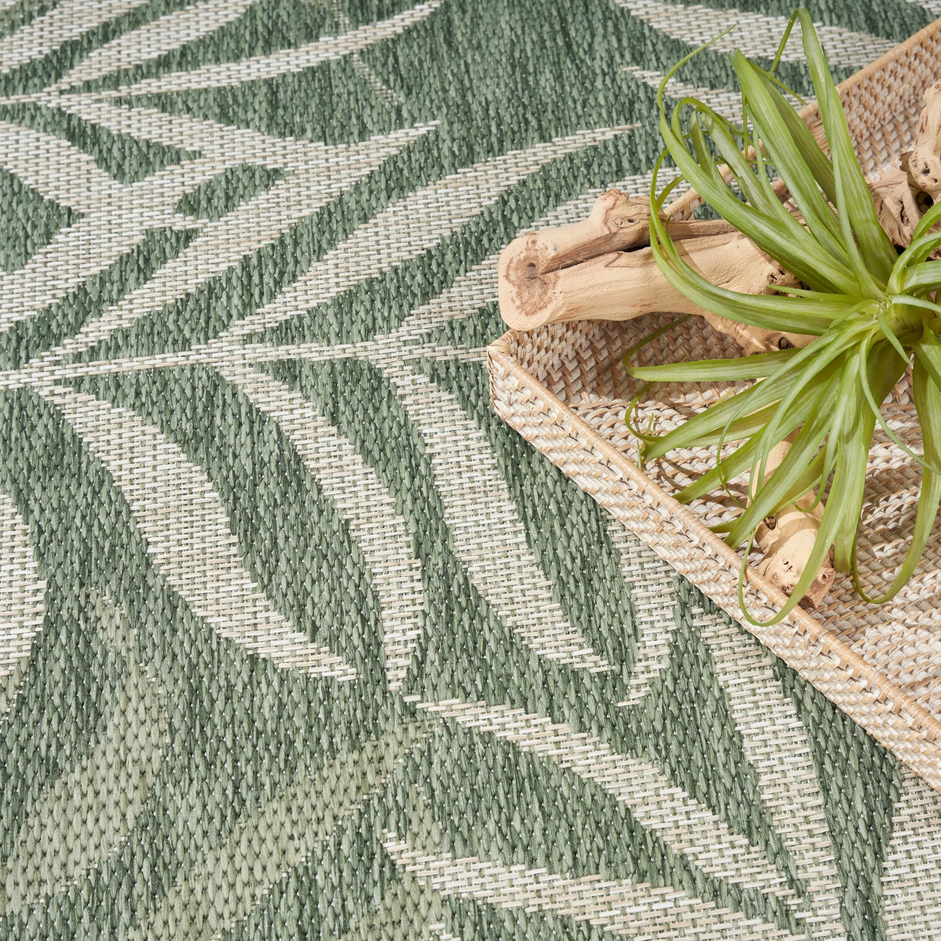 Nourison Garden Oasis Indoor/Outdoor Nature Area Rug