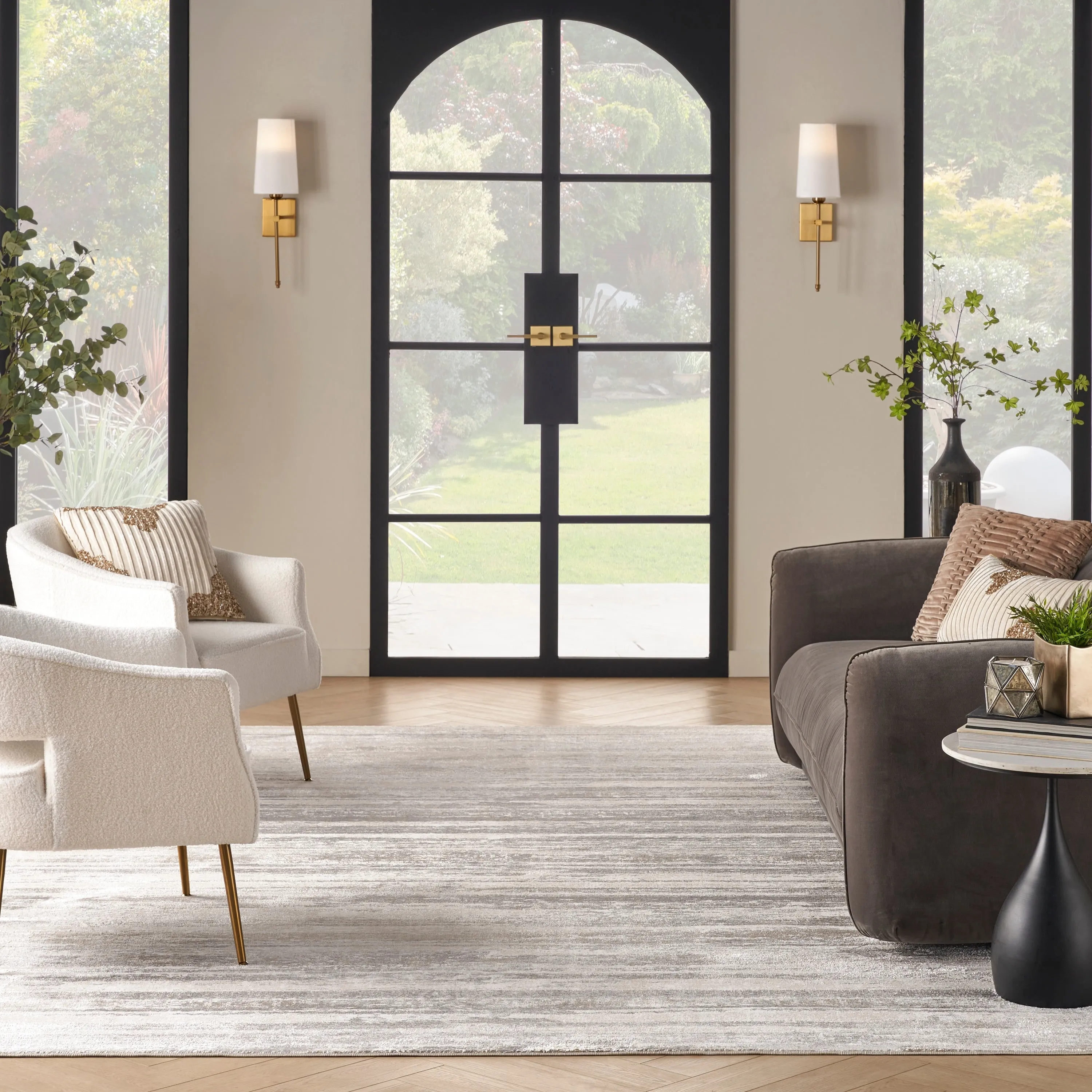 Nourison Glam Abstract Area Rug