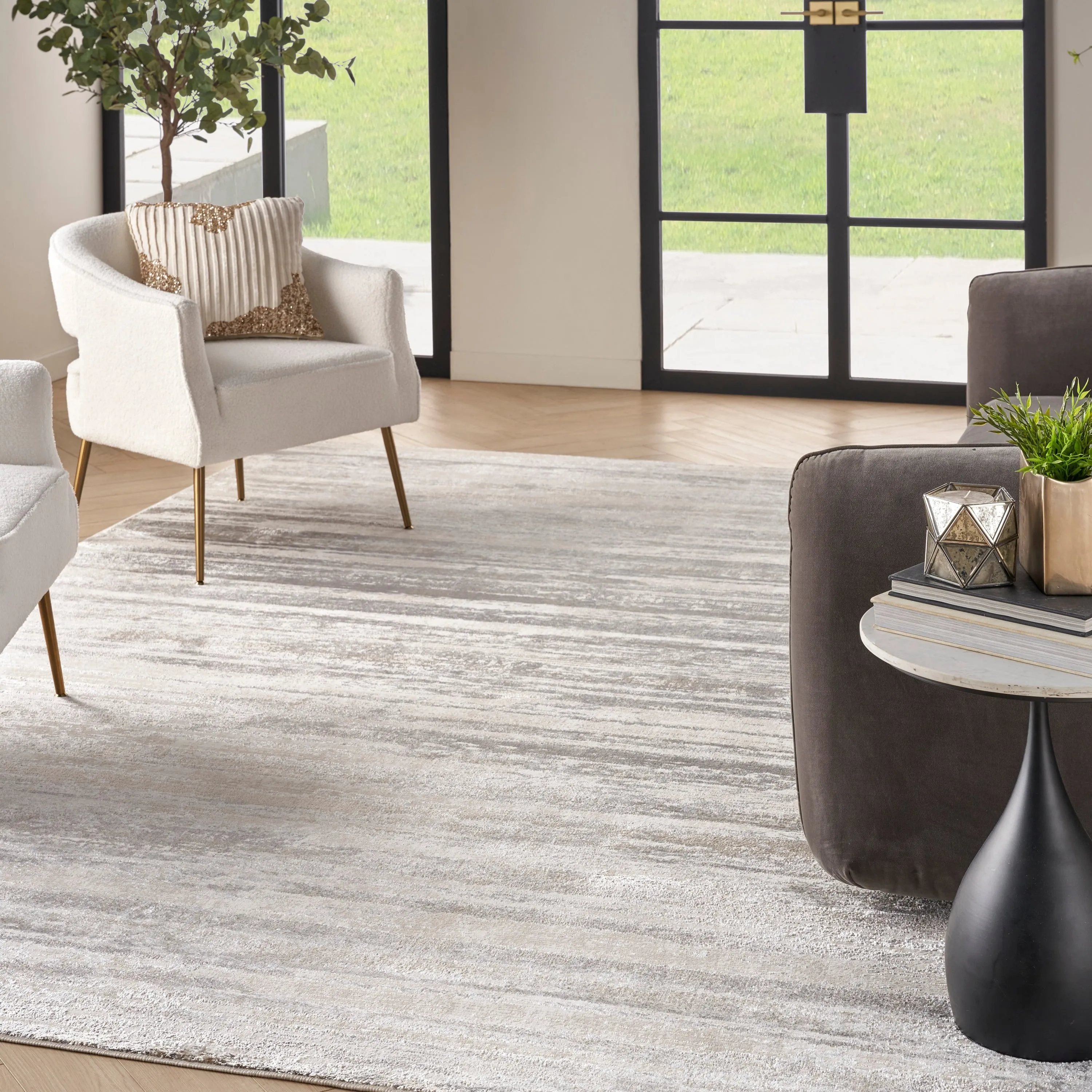 Nourison Glam Abstract Area Rug