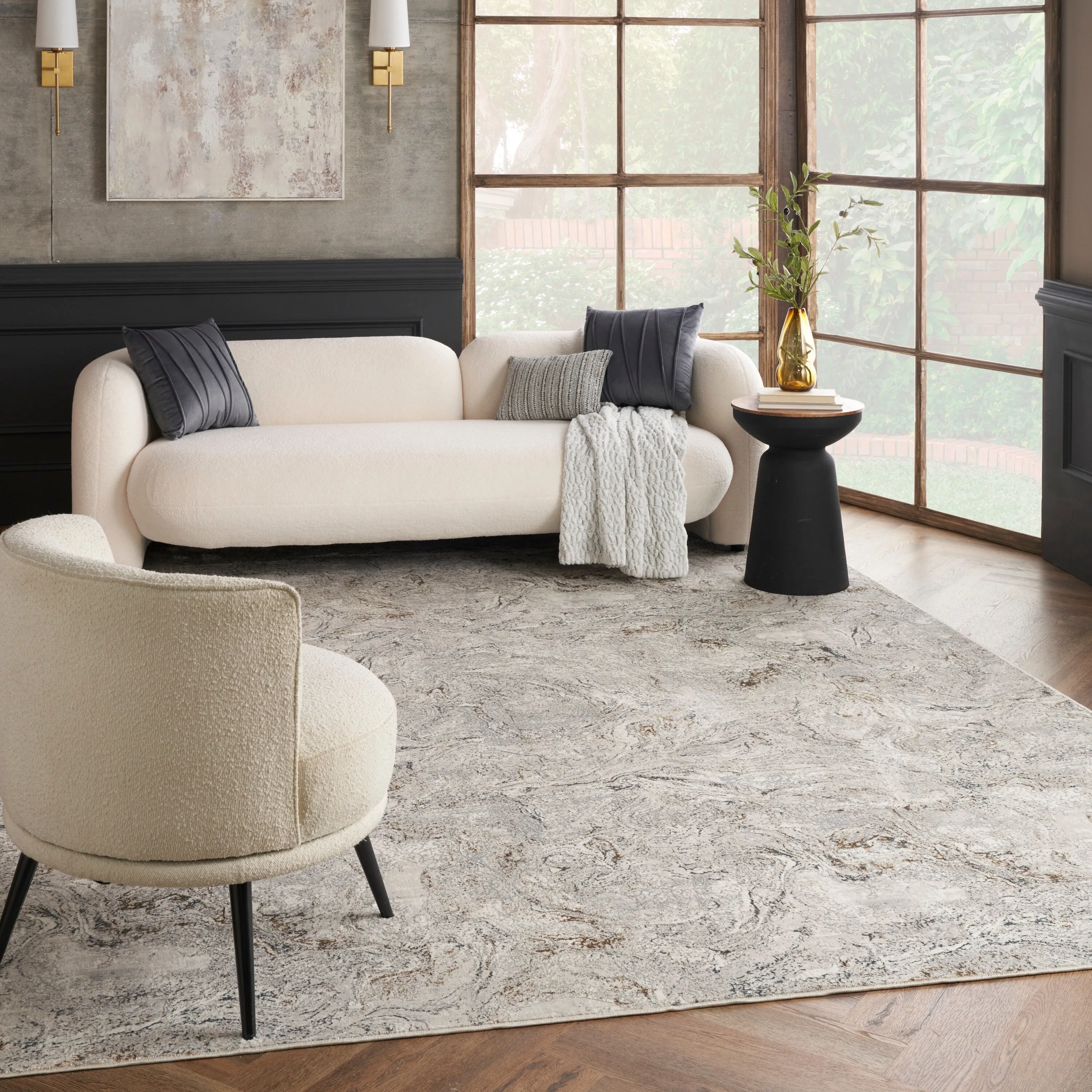 Nourison Glam Indoor Abstract Area Rug